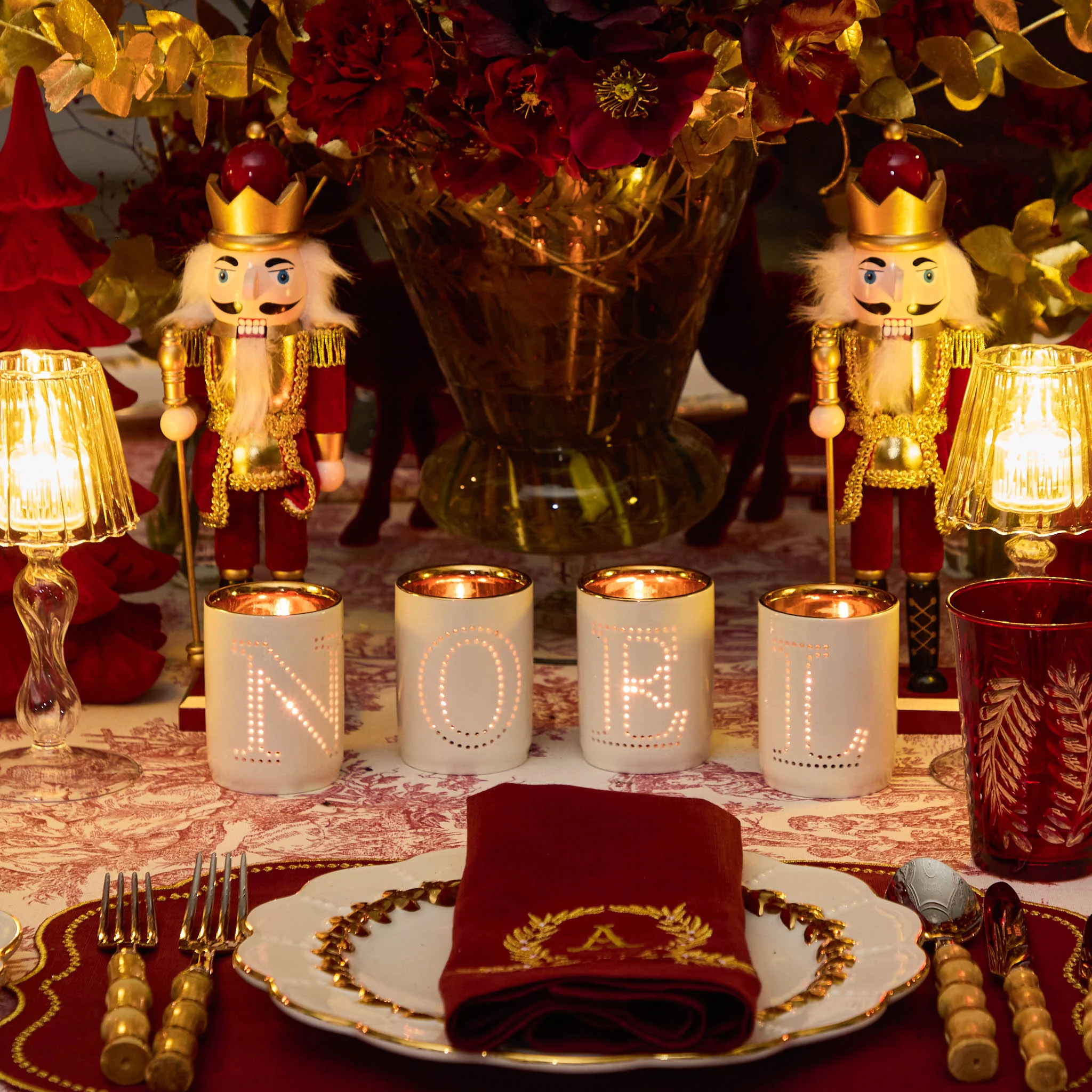 NOEL Tea Light Holder (4 Pieces) - Image 5