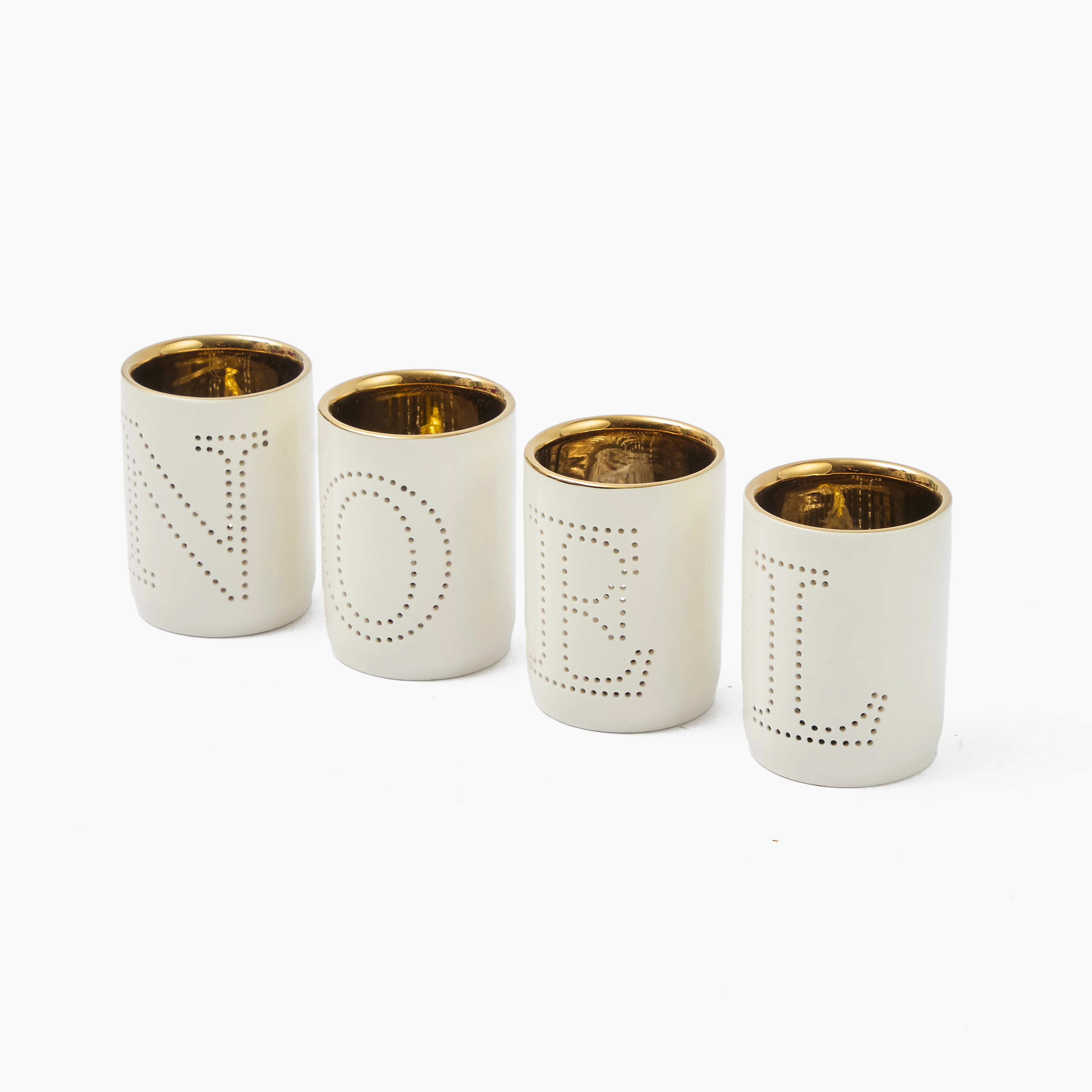 NOEL Tea Light Holder (4 Pieces) - Image 6