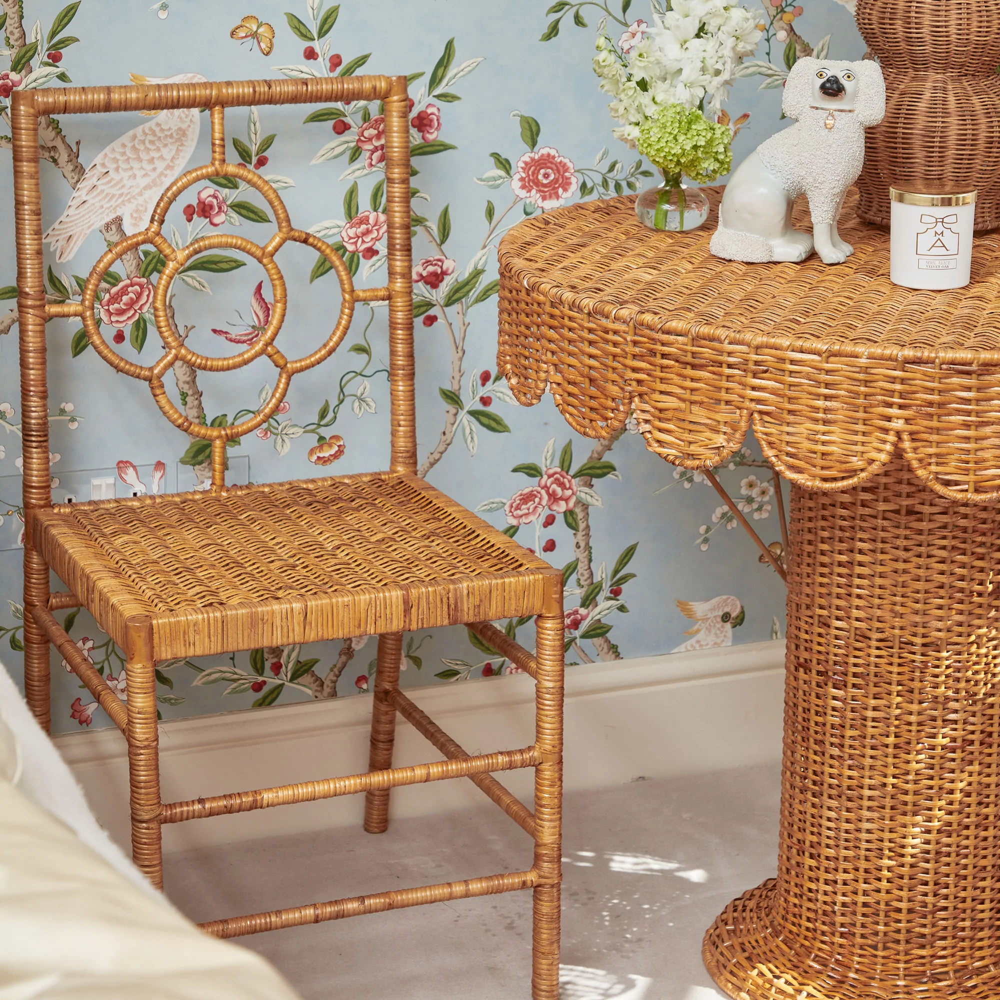 Octavia Rattan Chair - Image 3