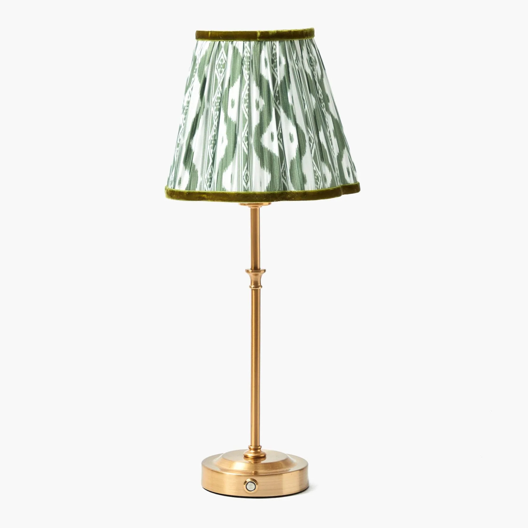 Olive Ikat Lampshade (18cm) - Image 6