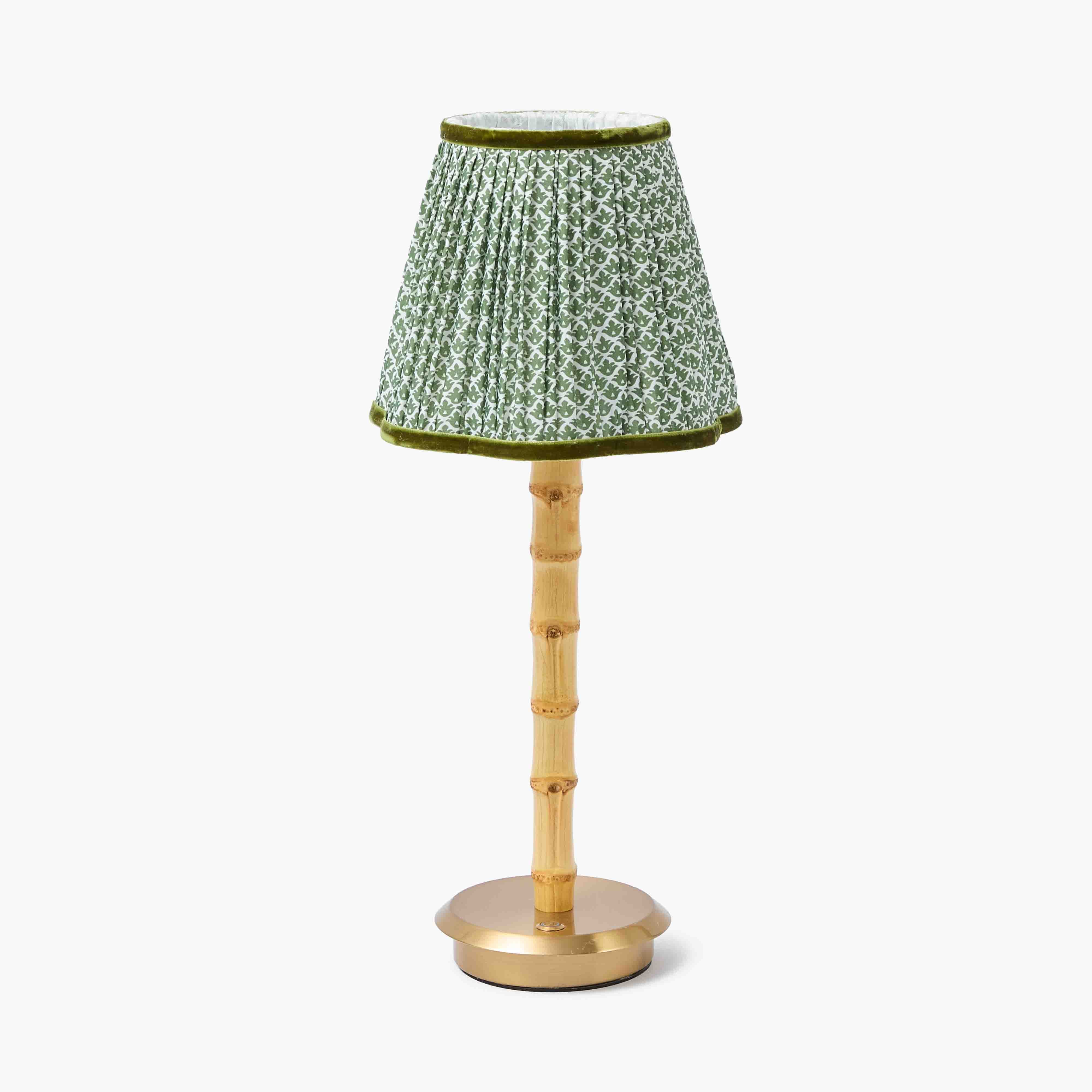 Olive Lotus Lampshade (18cm) - Image 15