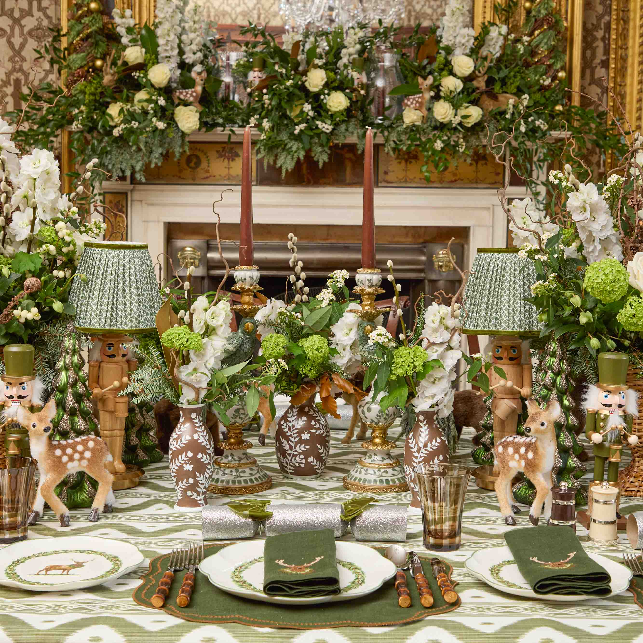 Olive Green Parrot Candle Holder Set - Image 17