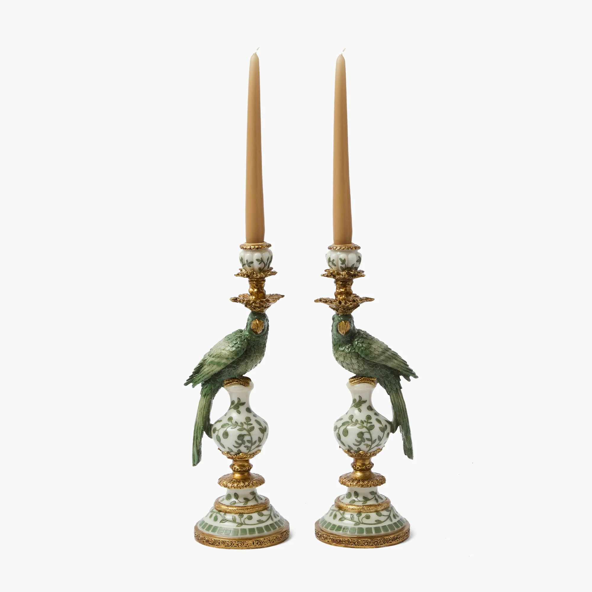 Olive Parrot Candle Holders (Pair) - Image 18