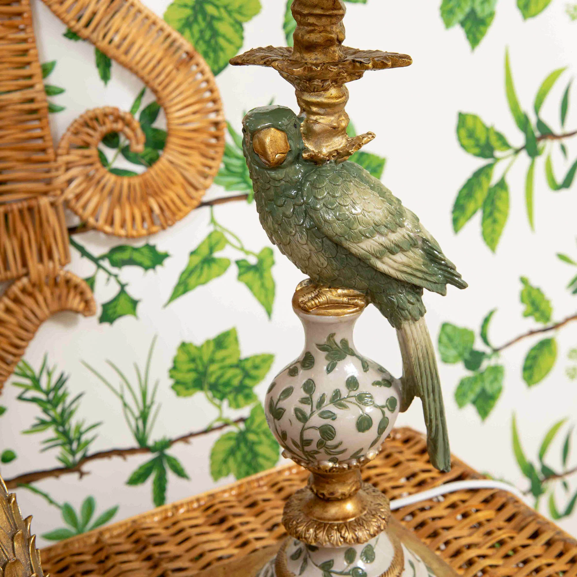 Olive Parrot Lamp - Image 6
