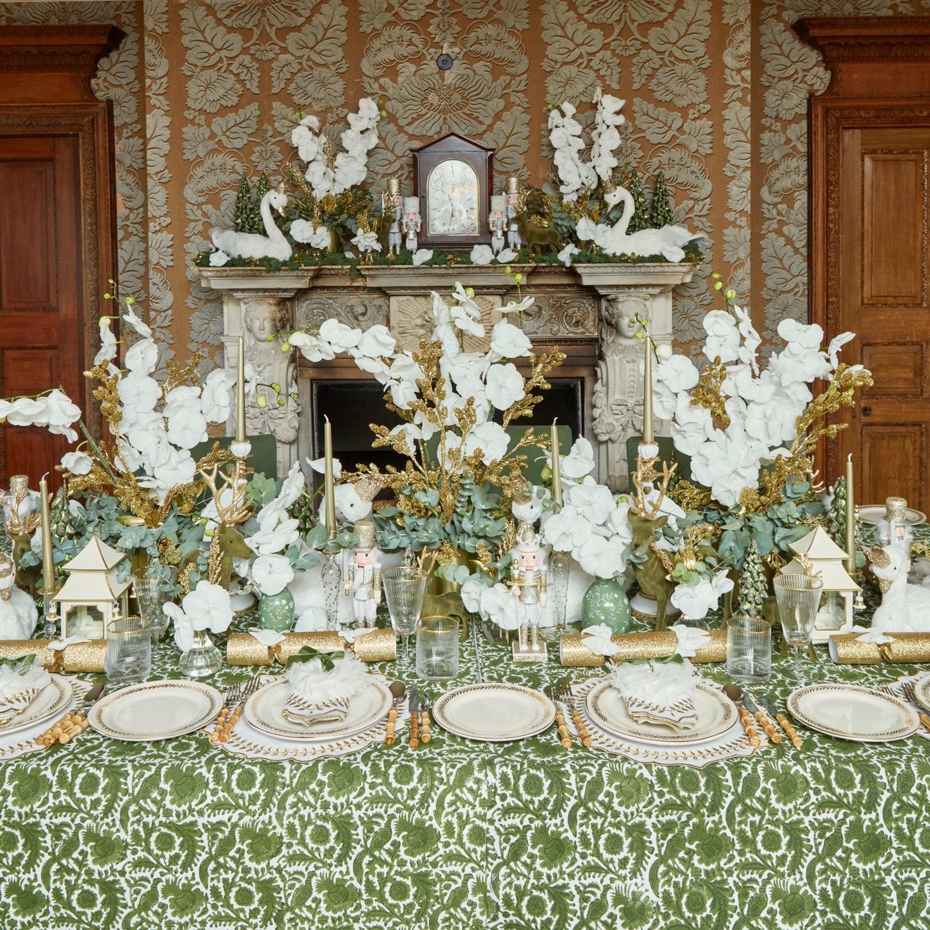 Olive Pheasant Tablecloth - Image 10
