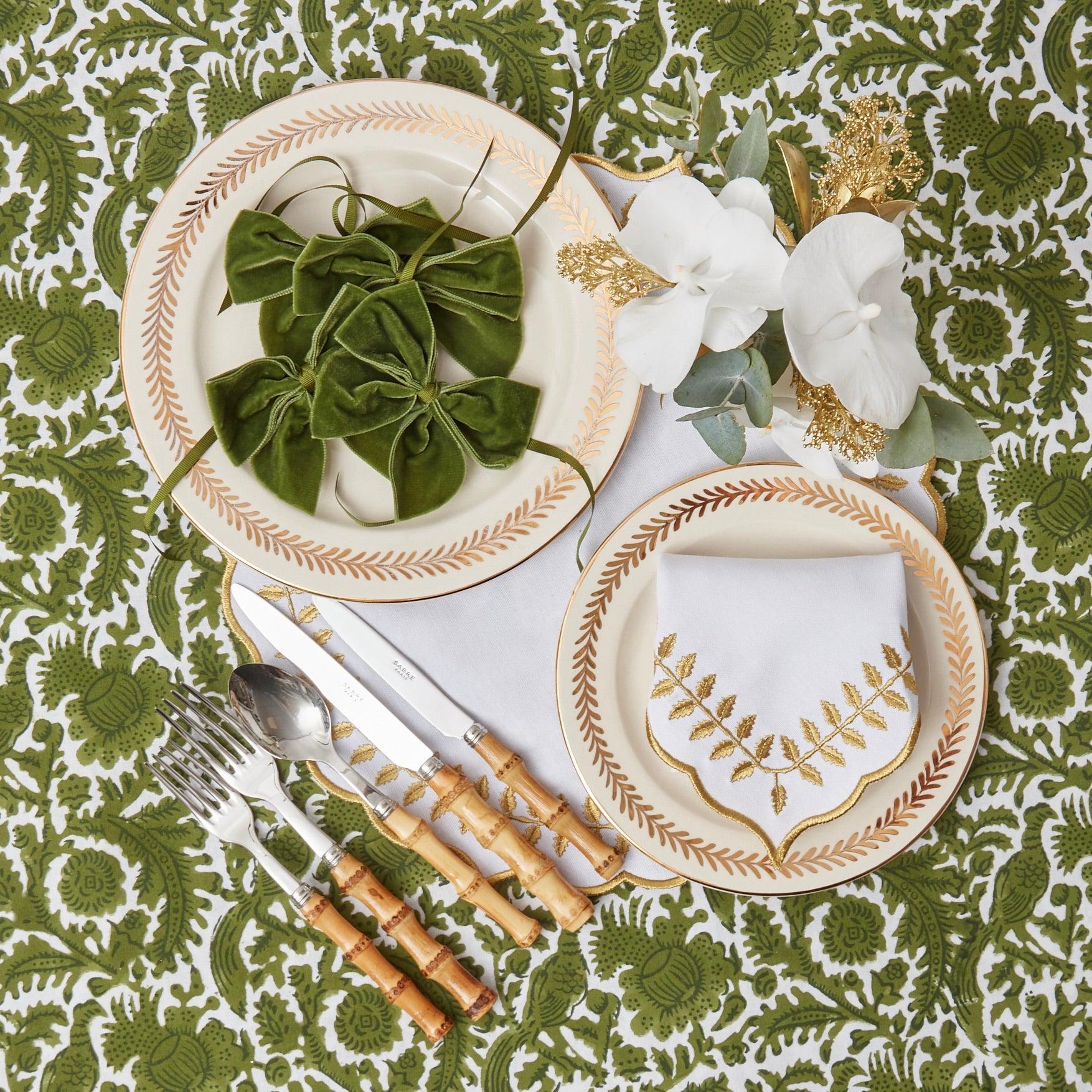 Olive Pheasant Tablecloth - Image 13