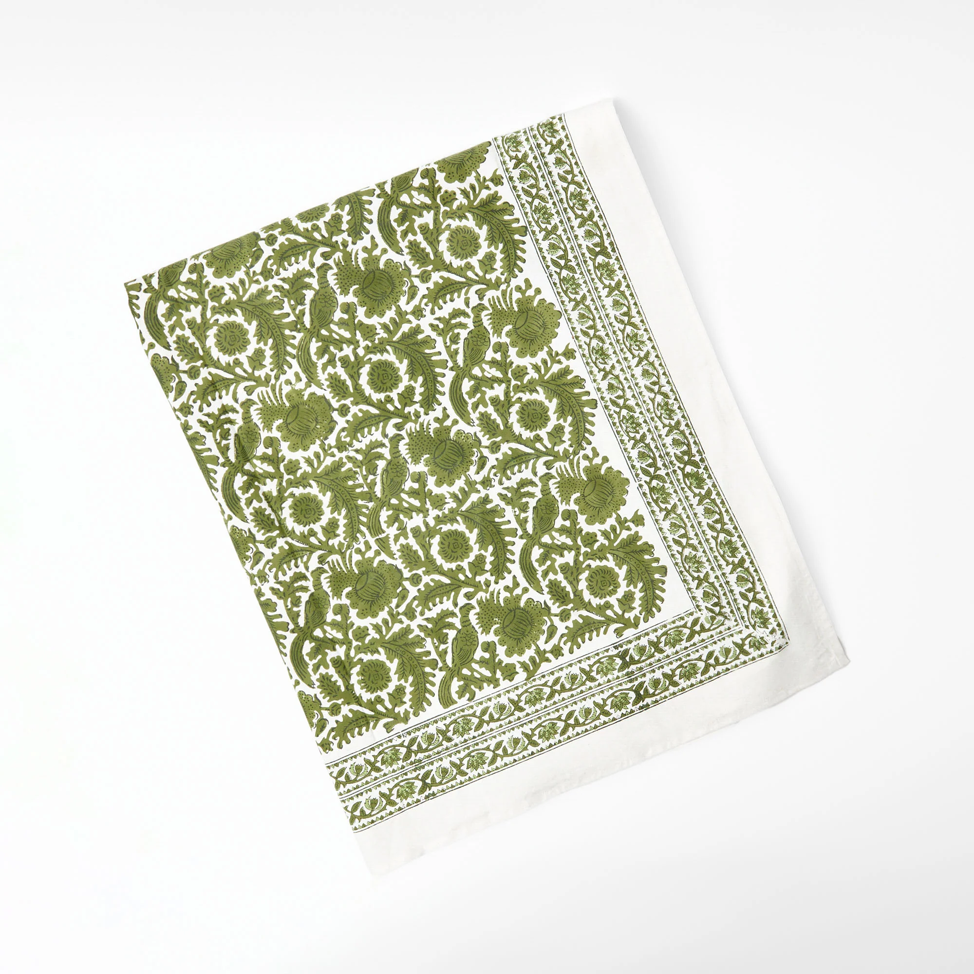 Olive Pheasant Tablecloth - Image 9