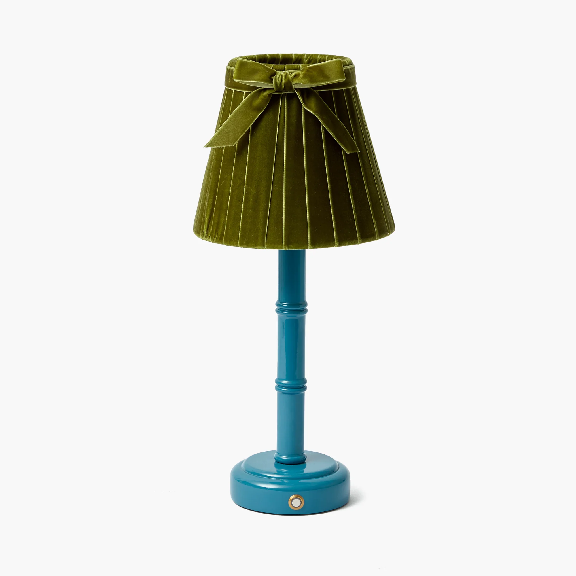 Olive Velvet Bow Lampshade (18cm) - Image 18