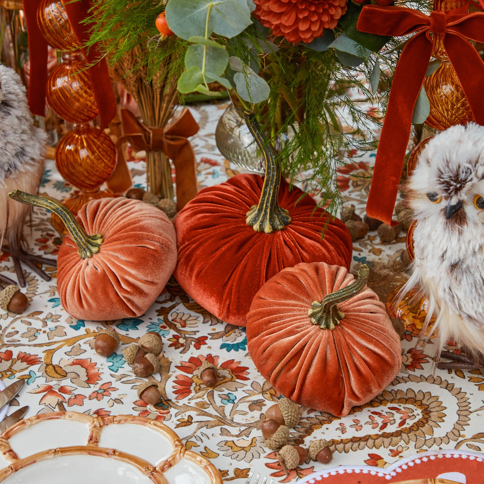 Orange Velvet Pumpkin Family - Image 8