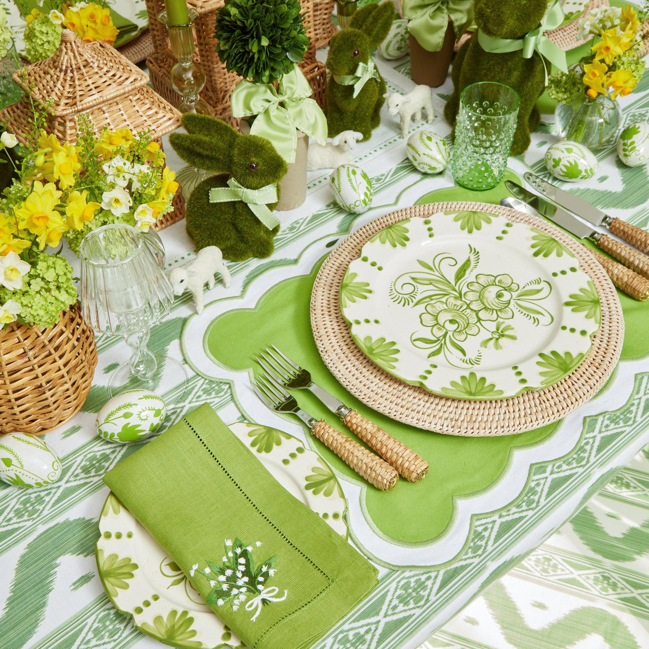 Emerald Hobnail Glasses & Jug Set - Image 16