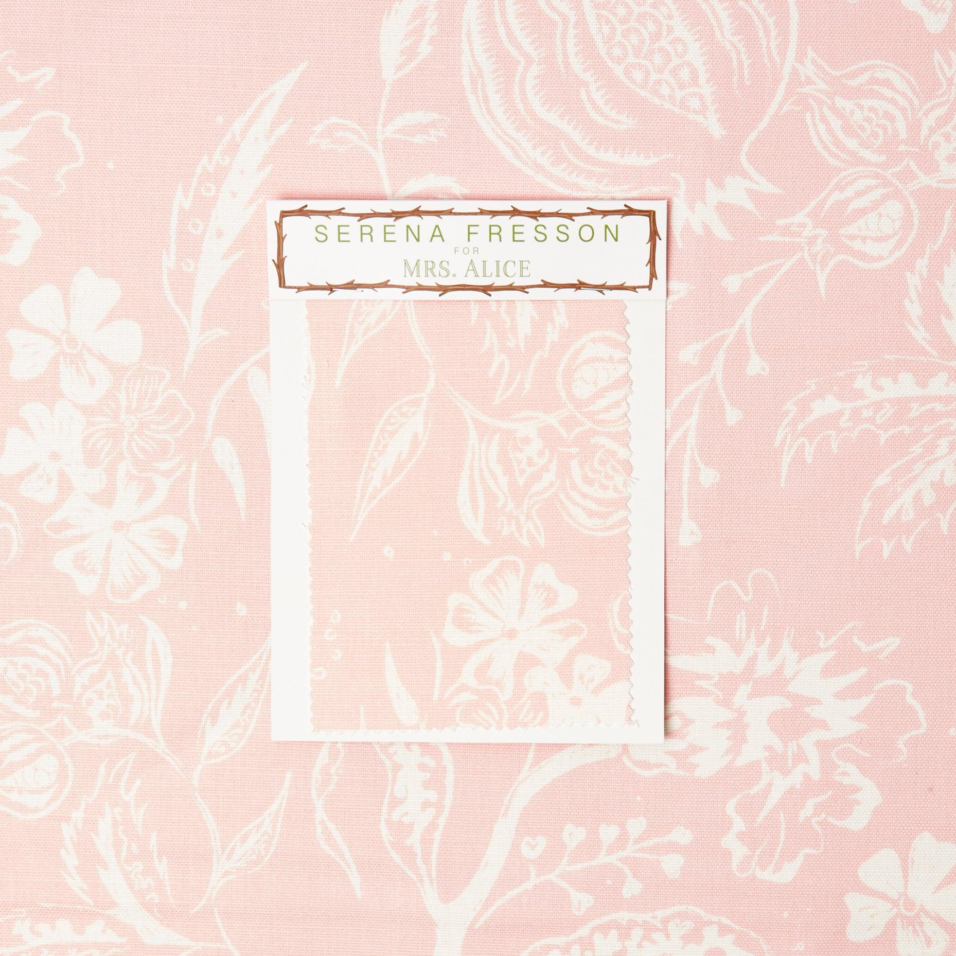 Palm Beach Pink Chelsea Square Fabric - Image 4