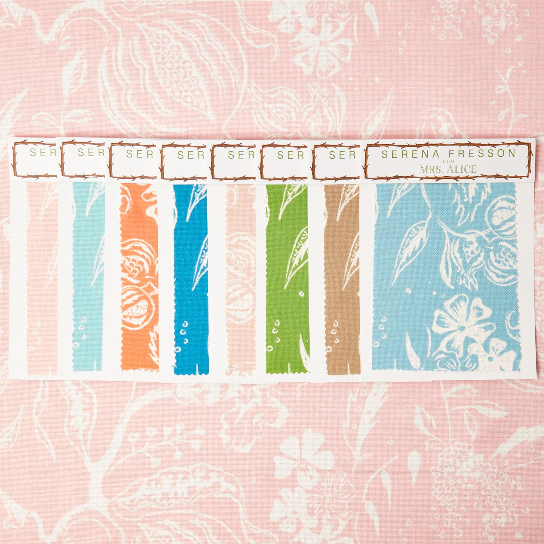 Palm Beach Pink Chelsea Square Fabric - Image 7