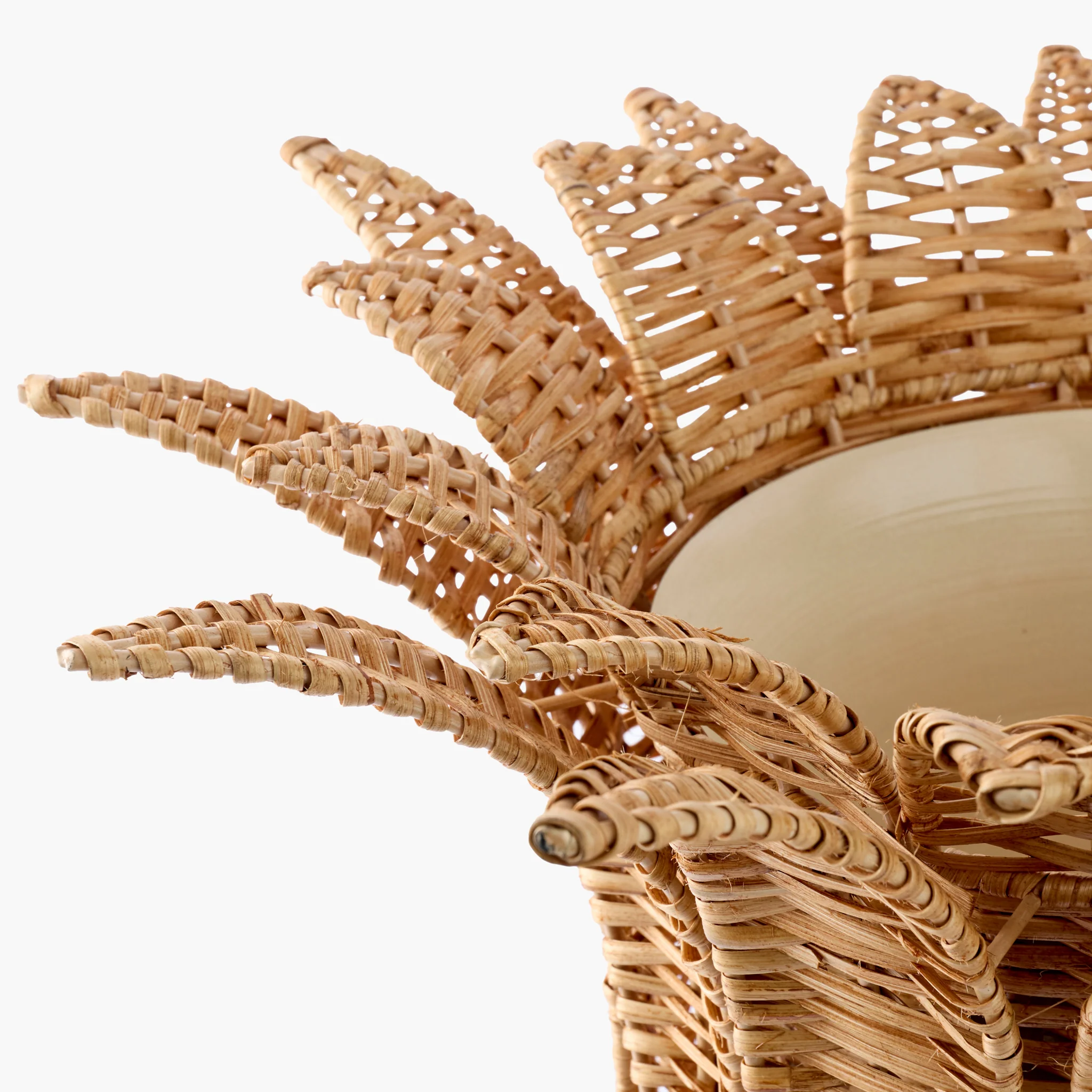 Palm Rattan Urn - Image 6