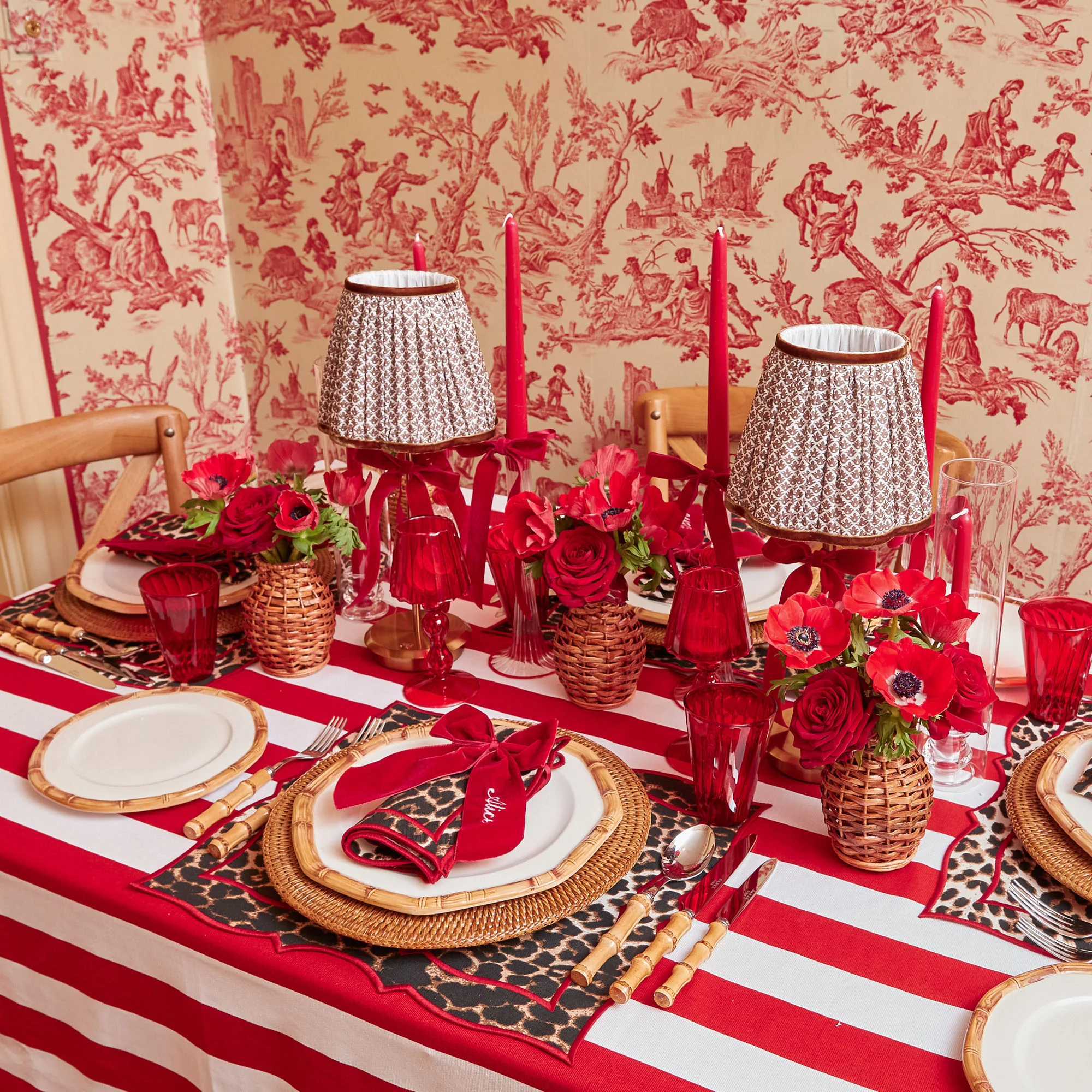 Personalisable Berry Red Velvet Bow - Image 12