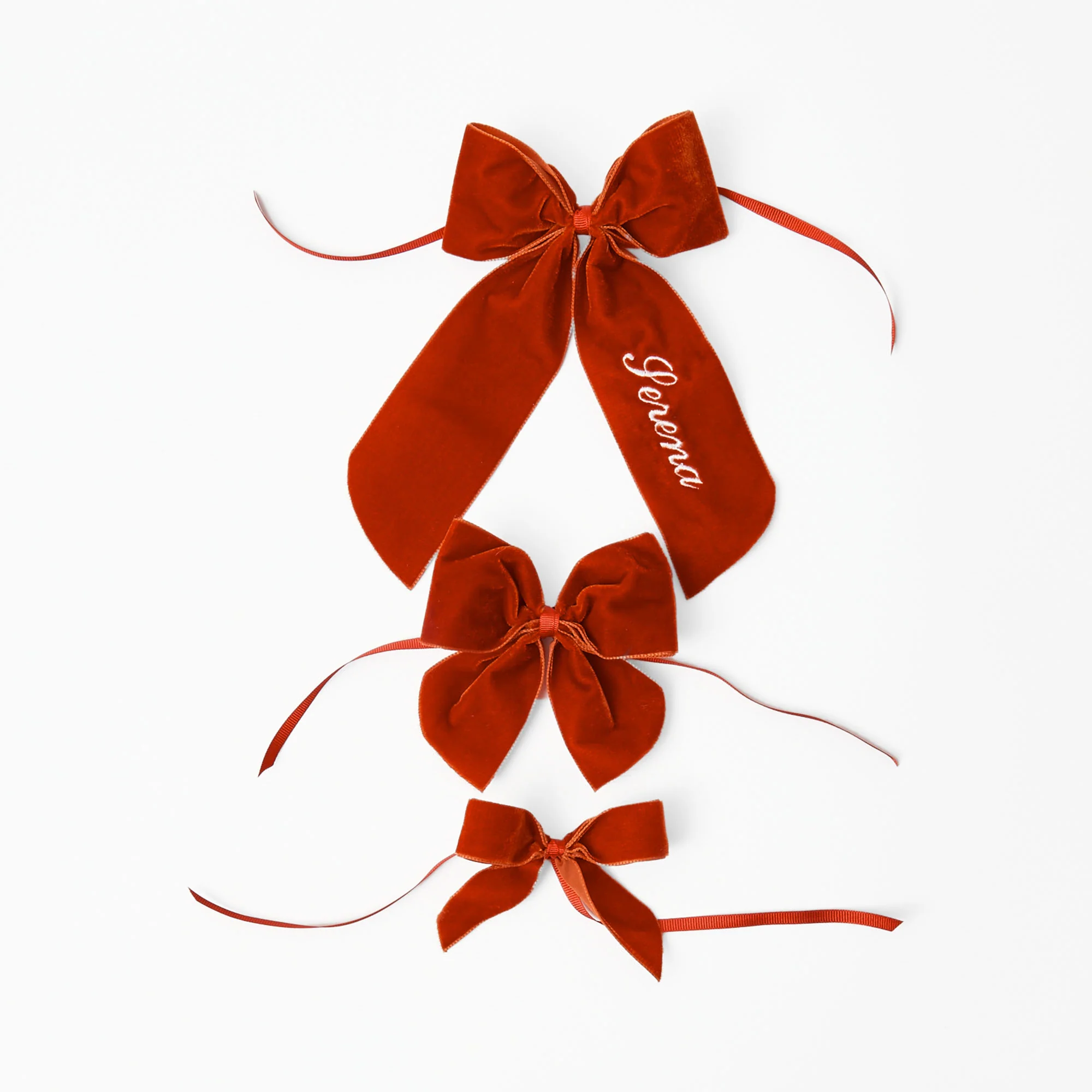 Personalisable Burnt Orange Bow - Image 5