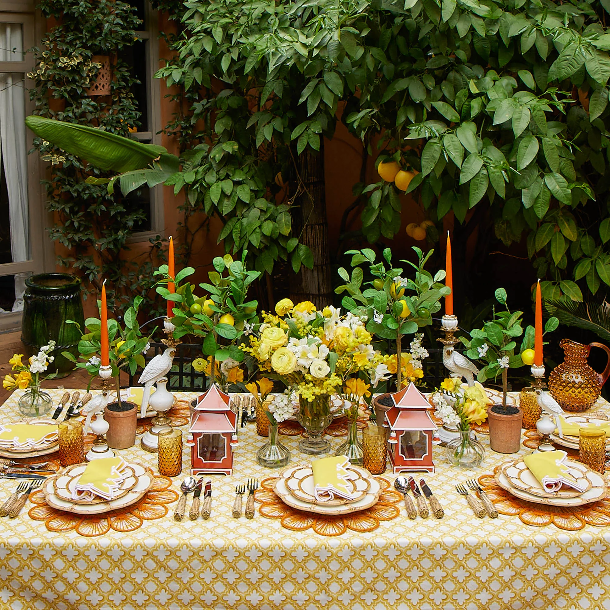 Petal Bamboo Ceramic Dinner Plate - Image 21