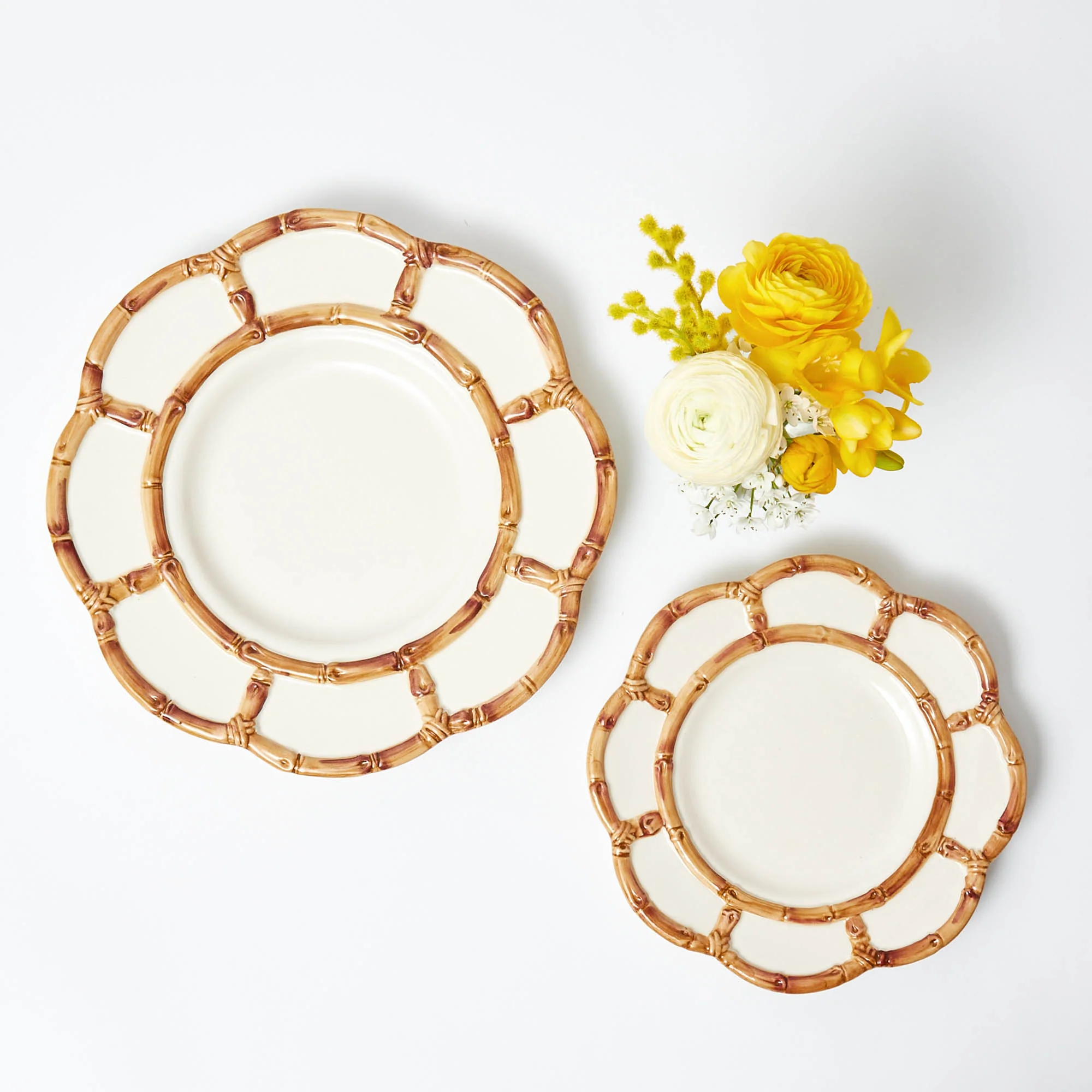 Petal Bamboo Ceramic Starter Plate - Image 12