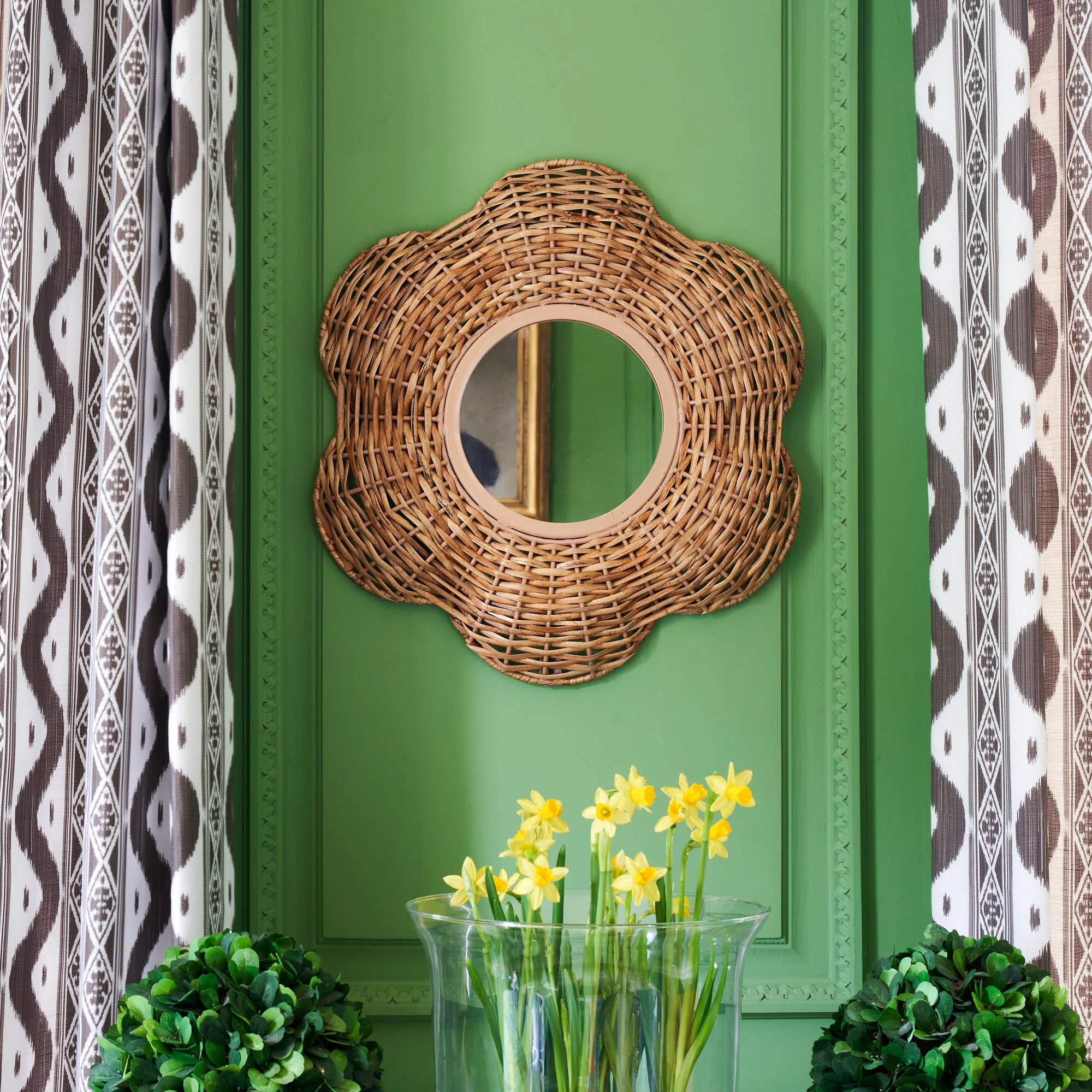 Petite Rattan Martha Mirror - Image 2