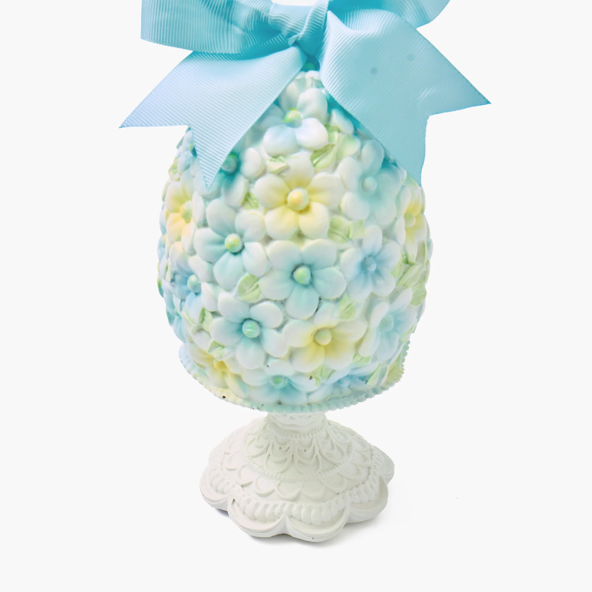 Pink & Blue Floral Easter Egg (Pair) - Image 4