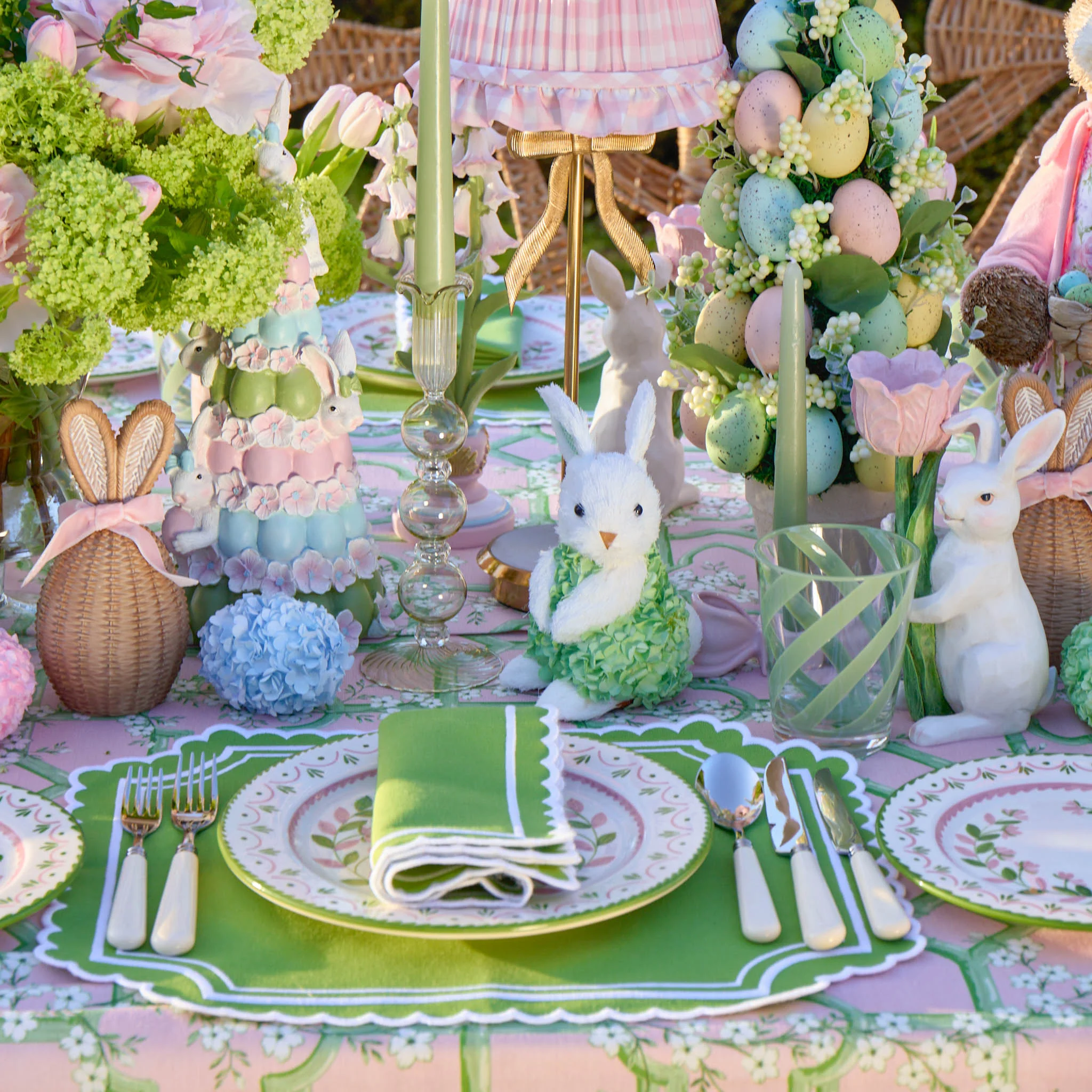 Green & Pink Josephine Garland Starter Plate - Image 9