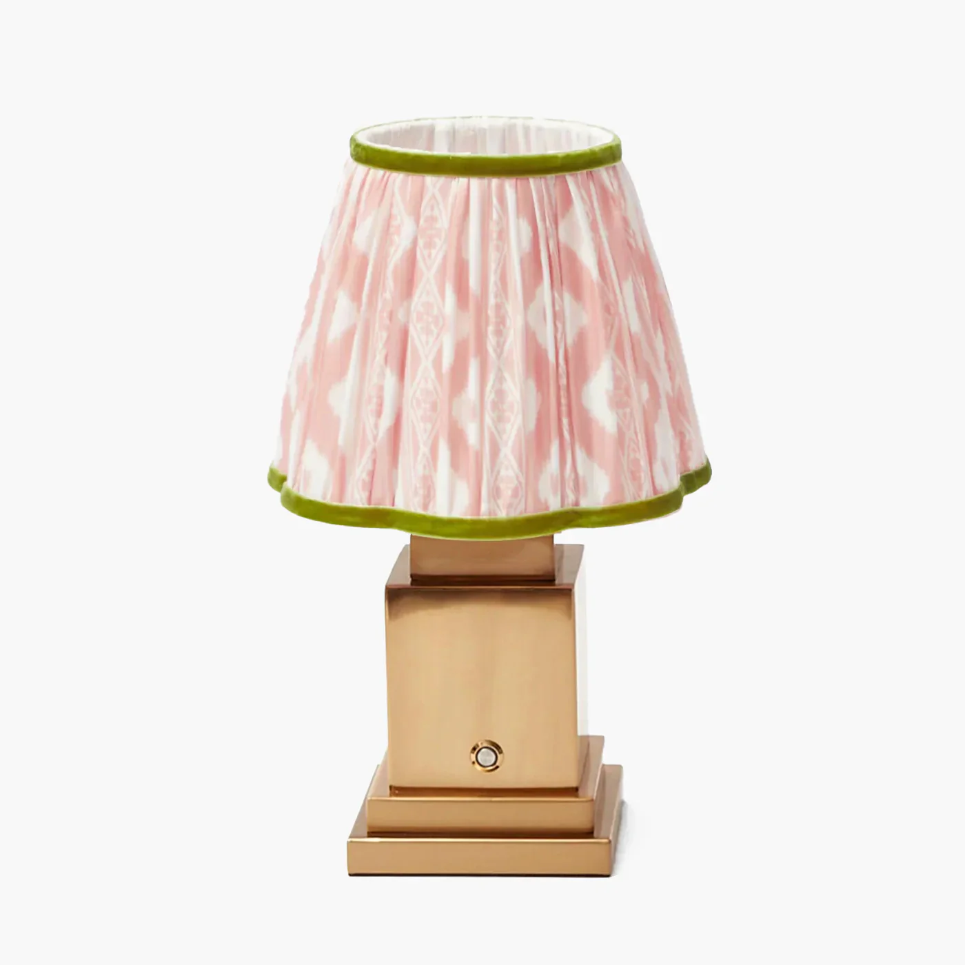 Pink & Green Ikat Lampshade (18cm) - Image 15