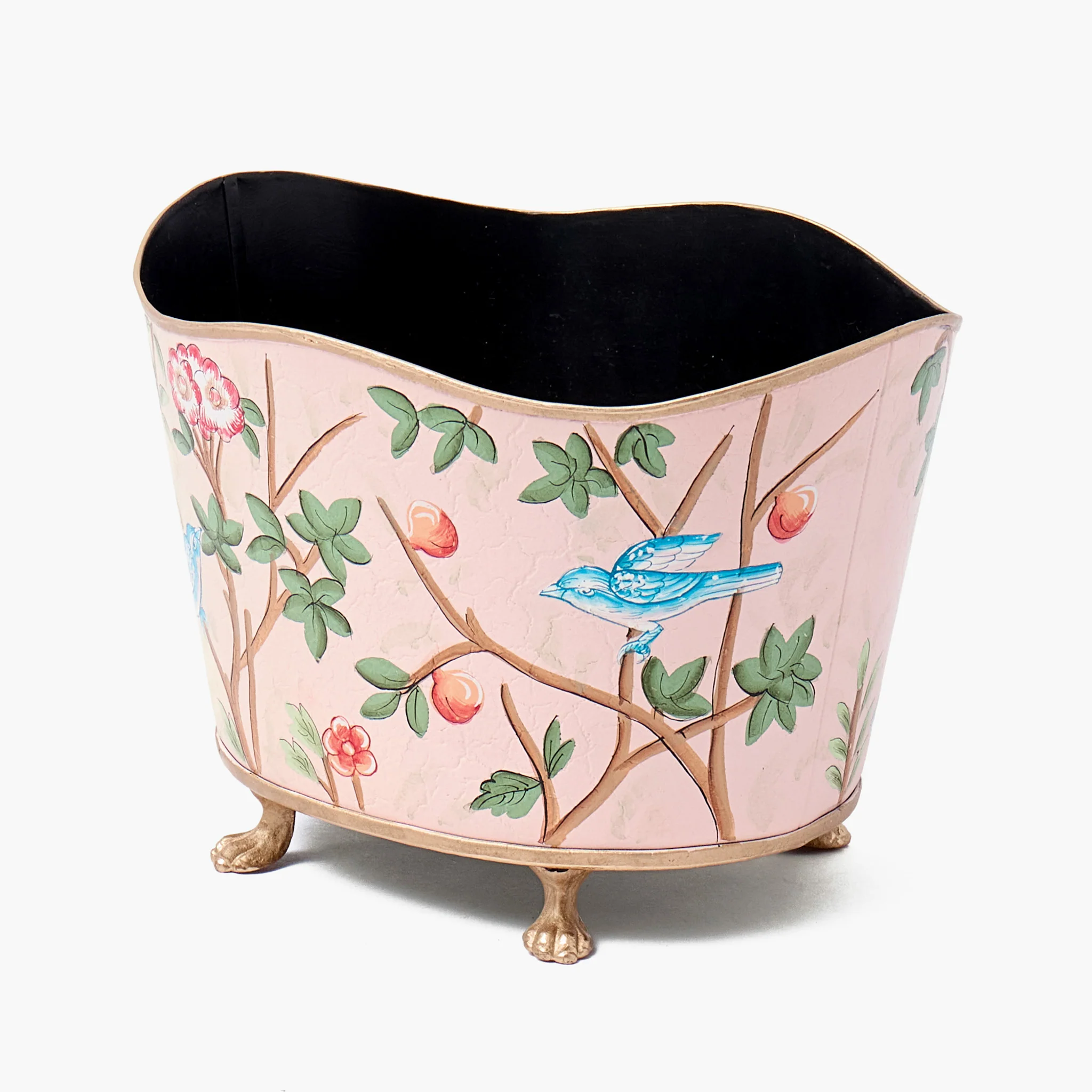 Pink Chinoiserie Tole Planter - Image 4