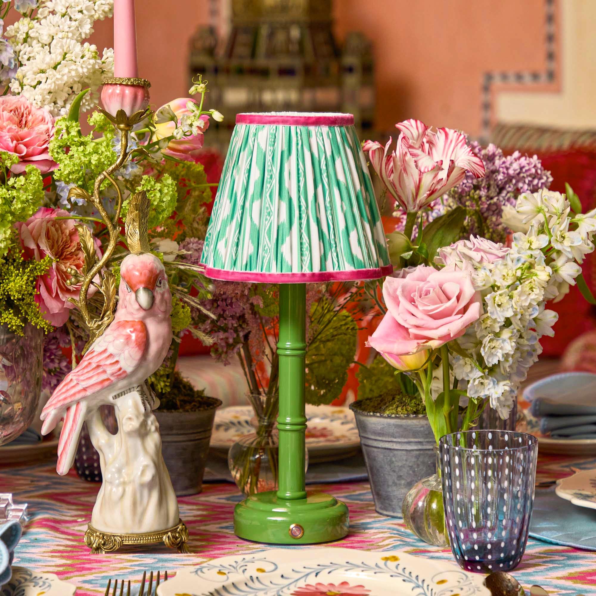 Pink Cockatiel Candle Holder - Image 3
