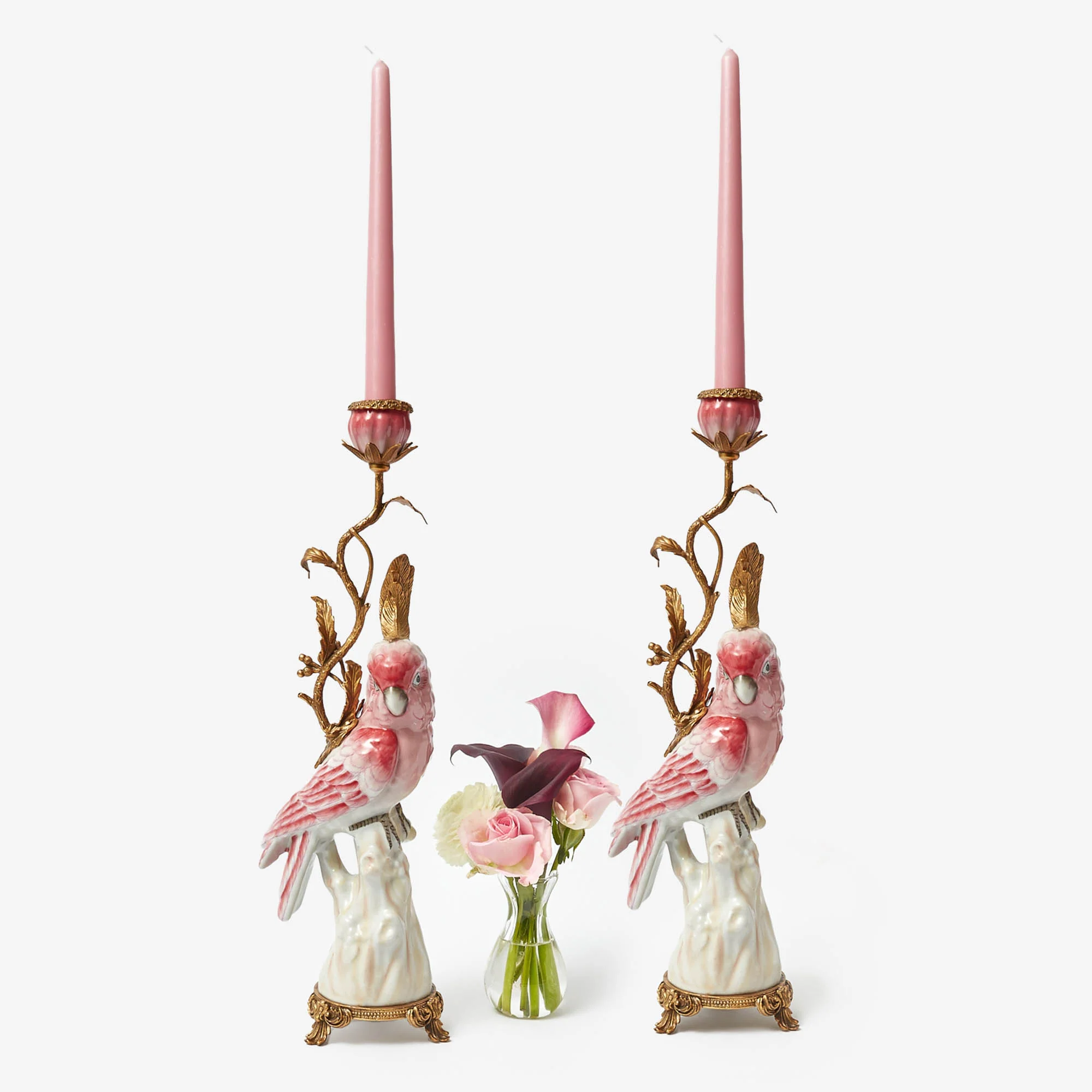 Pink Cockatiel Candle Holder - Image 5