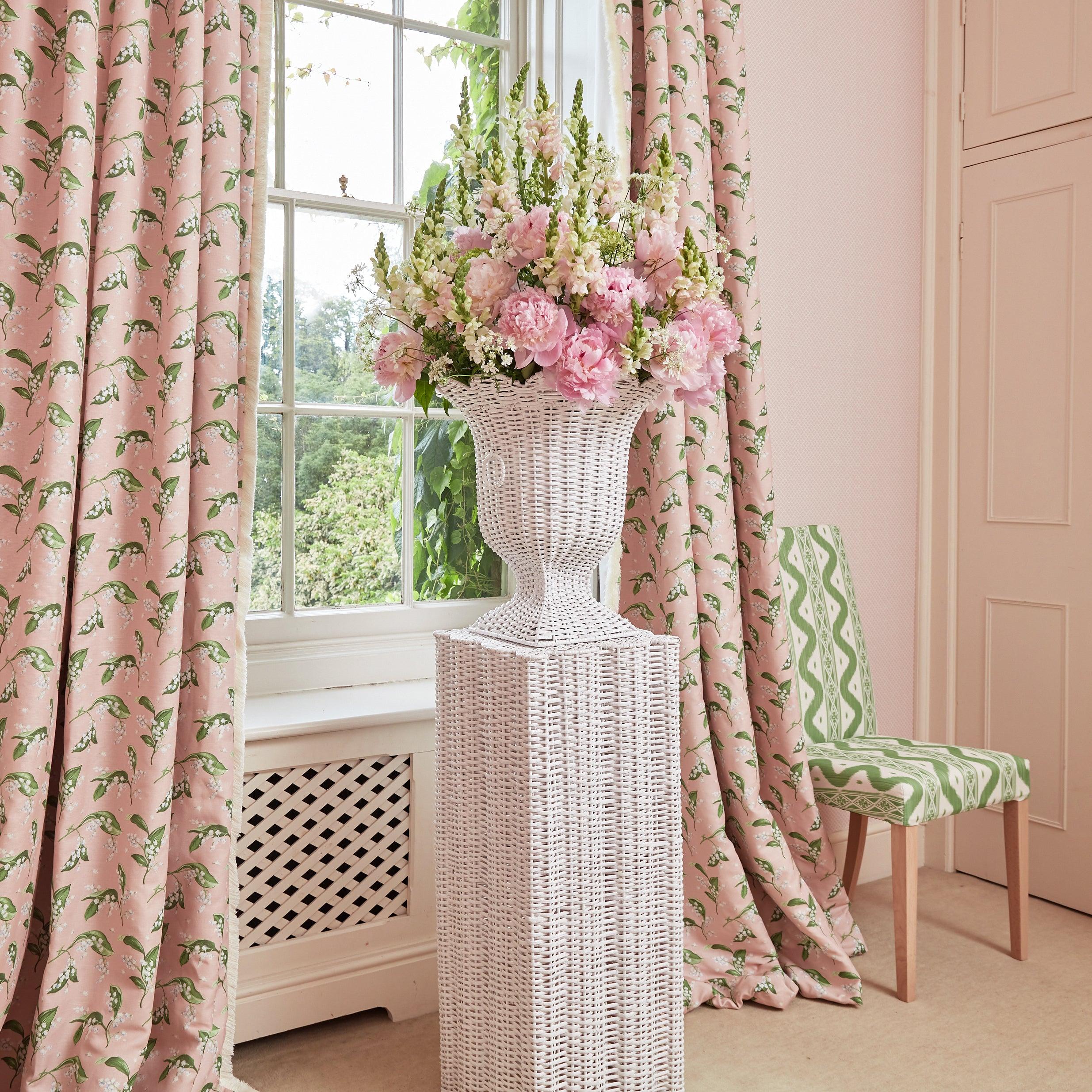 Pink Lily of the Valley Fabric - Image 5