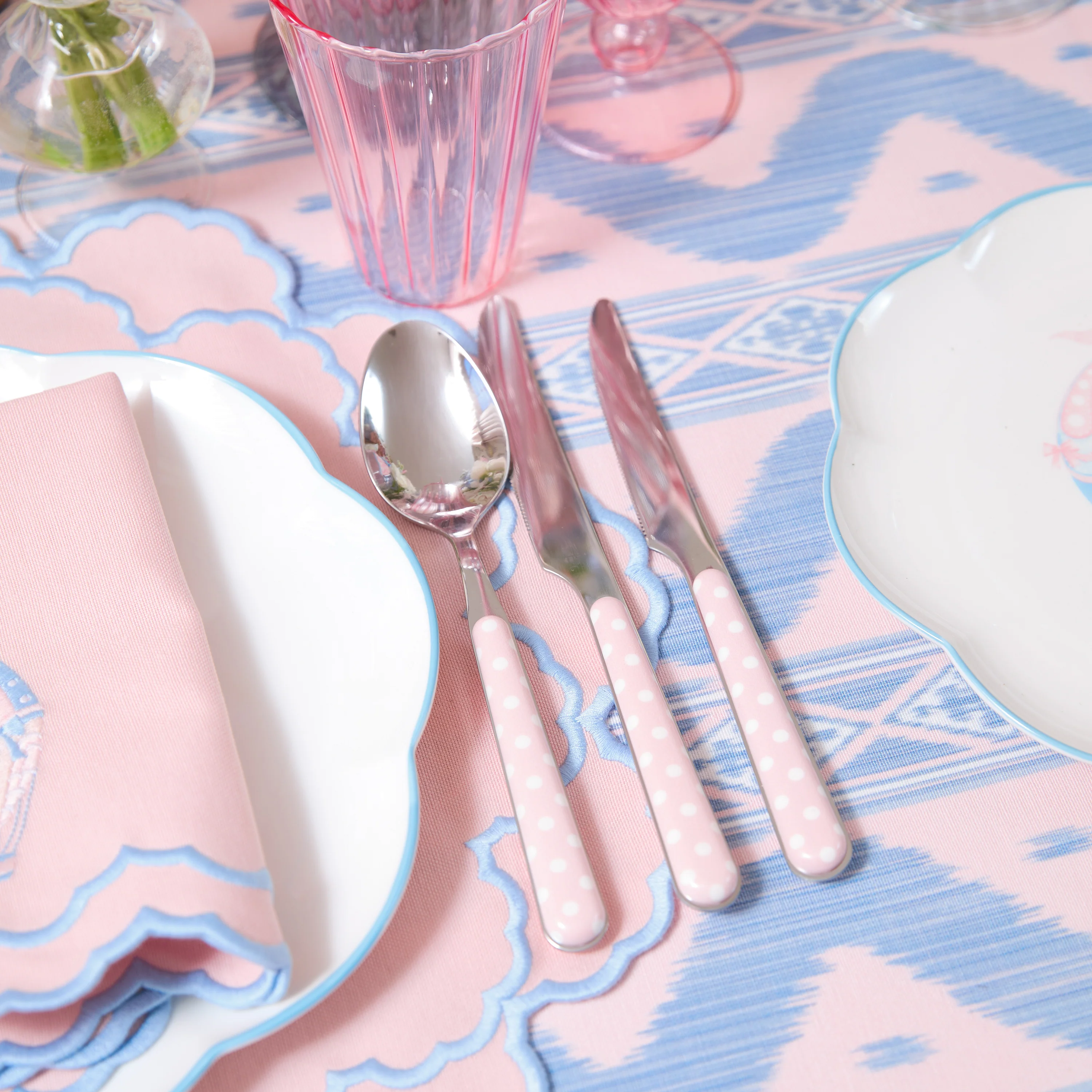 Pink Polka Dot Cutlery (5 piece) - Image 12