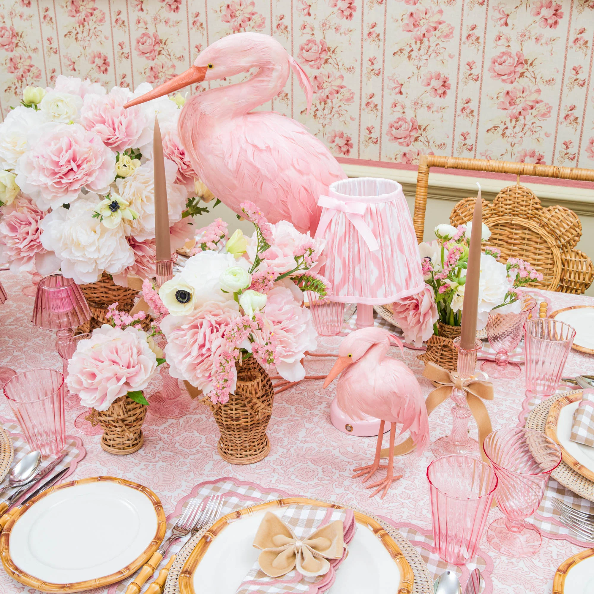 Pink Saskia Stork (Pair) - 60cm - Image 14