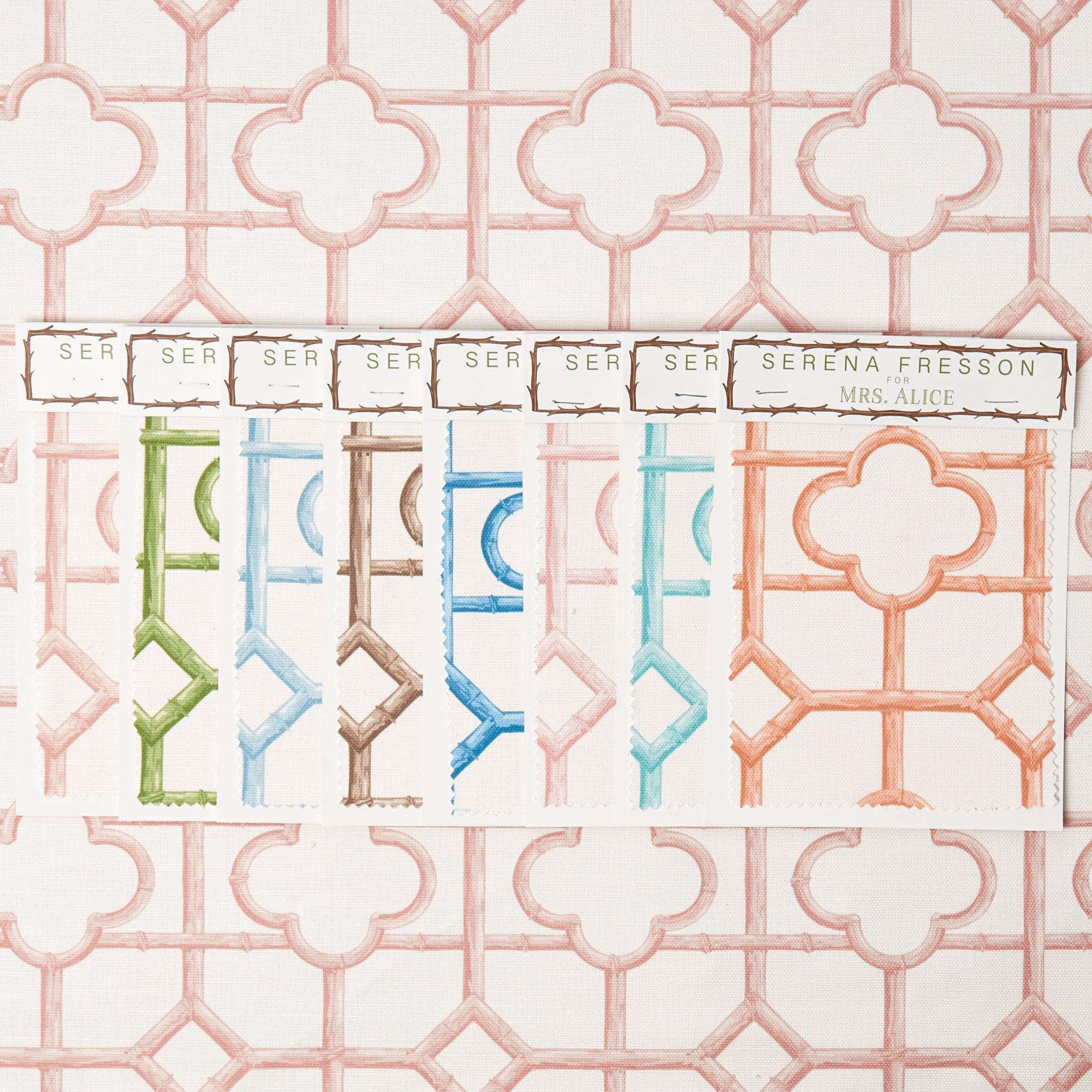 Pink Shaded Bamboo Fabric - Image 6