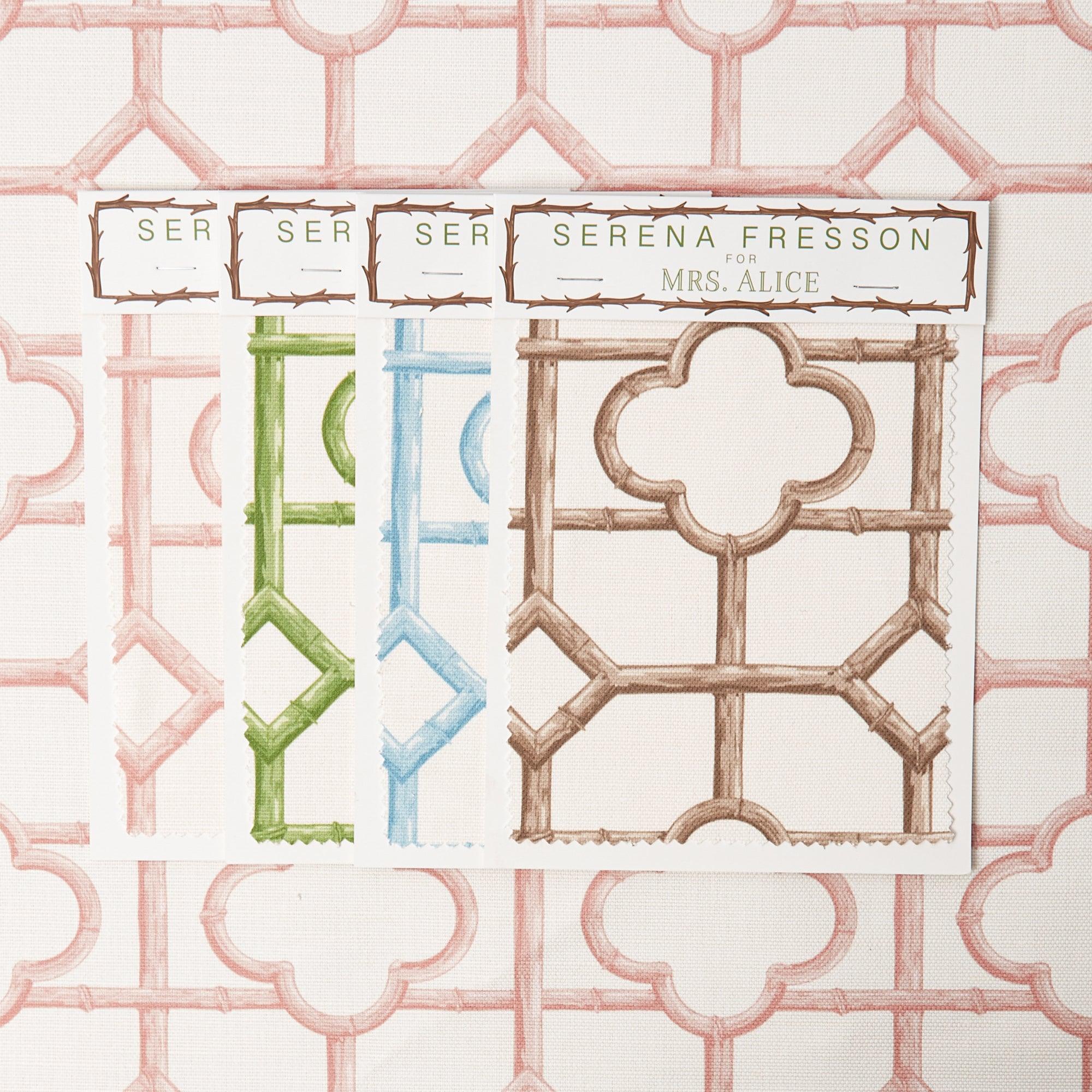 Pink Shaded Bamboo Fabric - Image 7