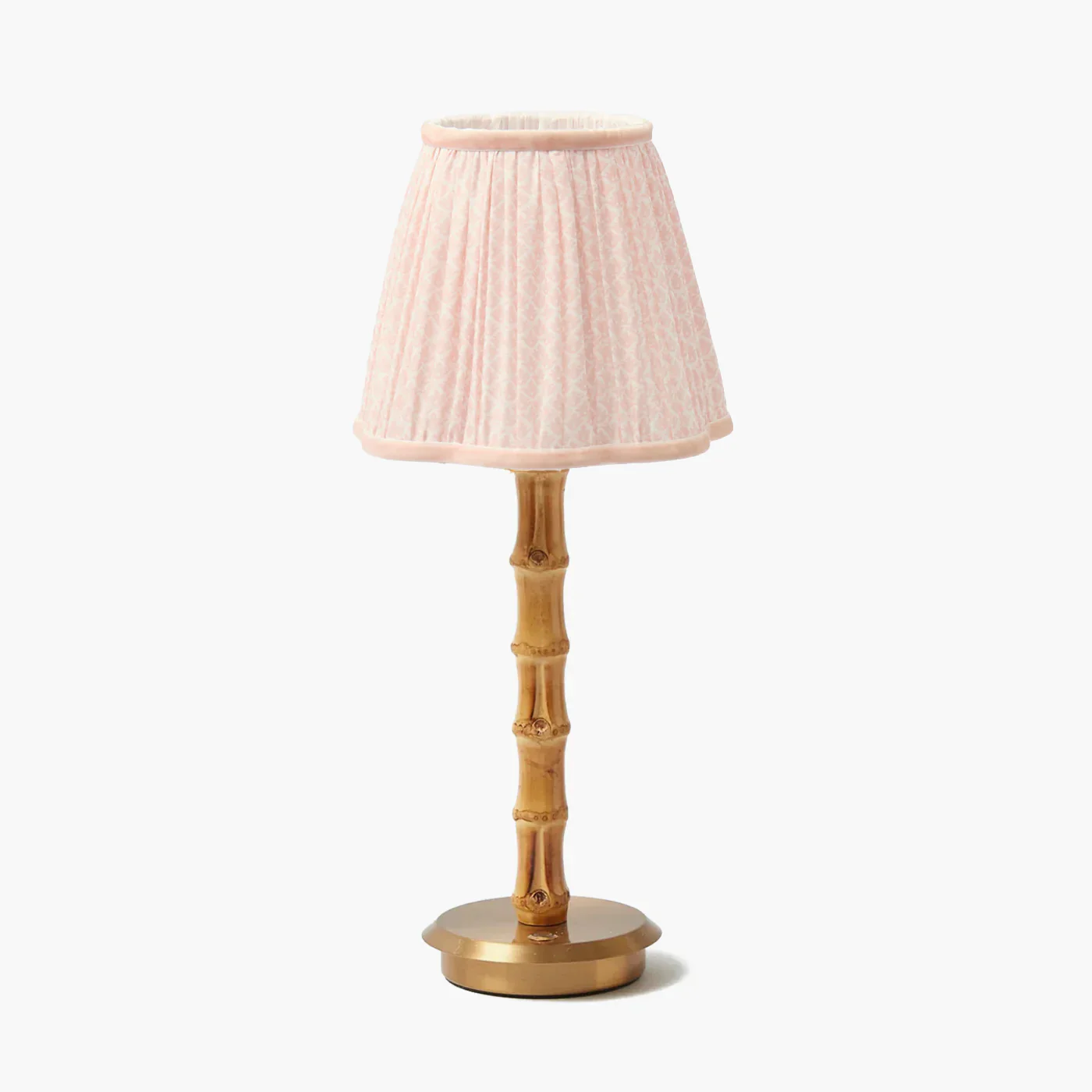 Pink Striped Ruffle Lampshade (18cm) - Image 7