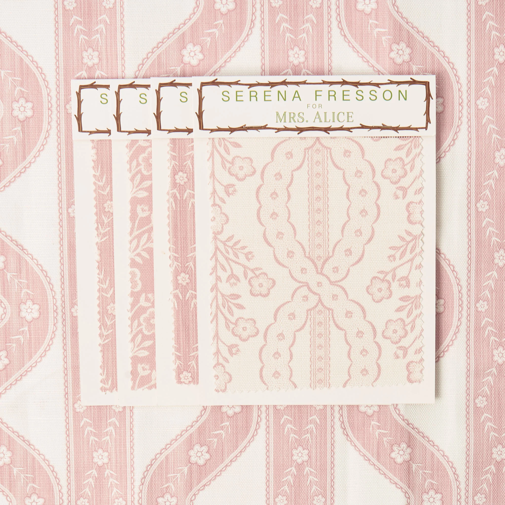 Pink Sybil Fabric - Image 4