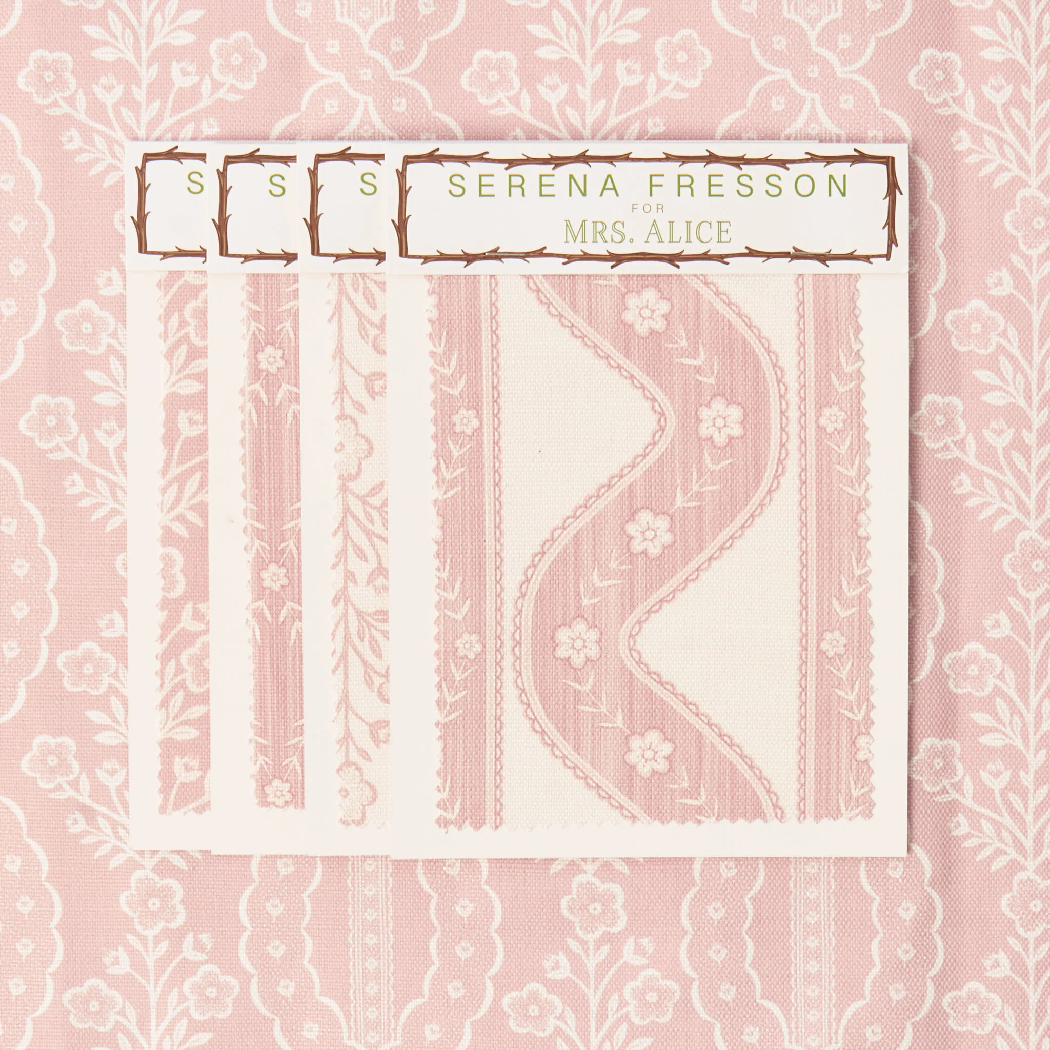 Pink Theodora Fabric - Image 4
