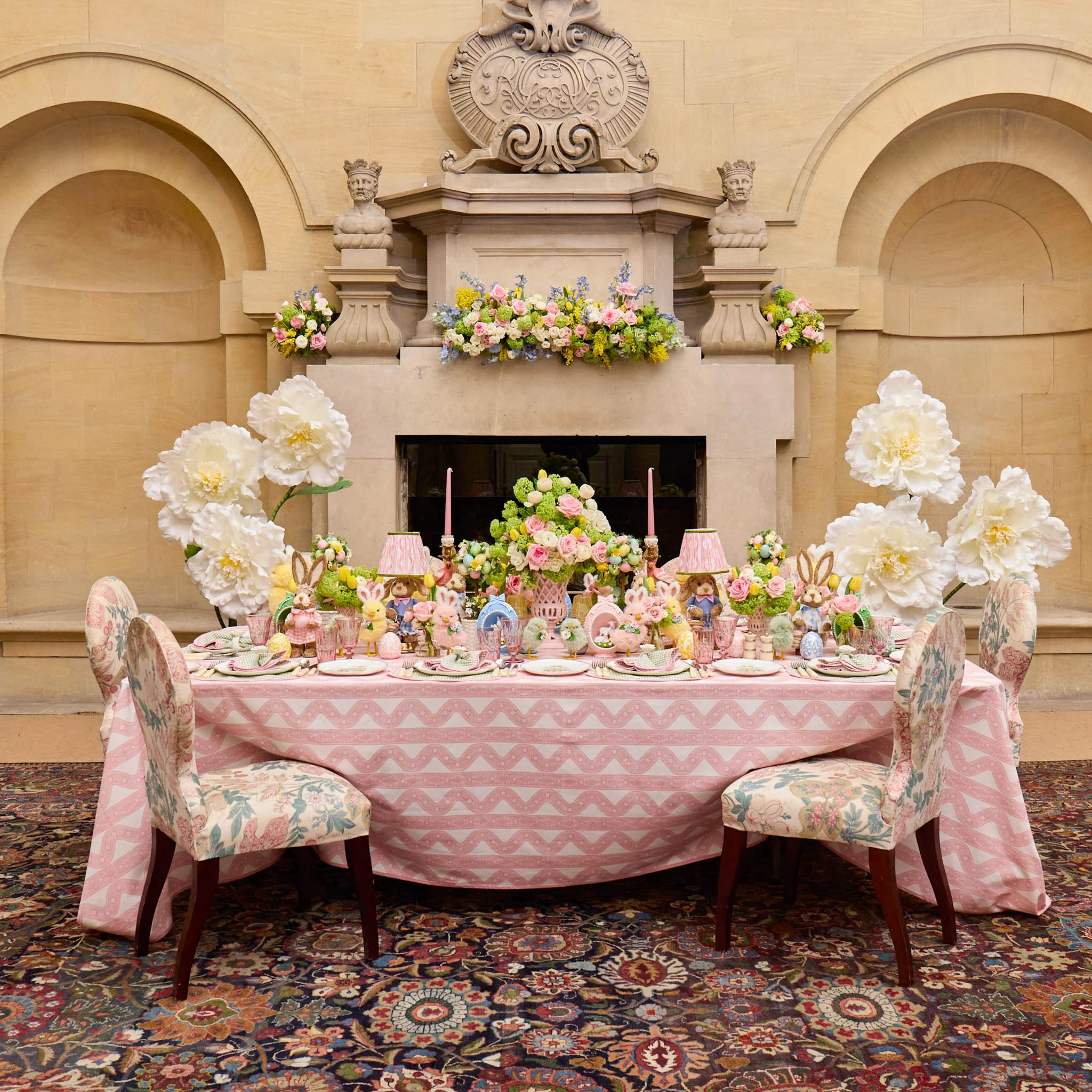 Pink Theodora Tablecloth - Image 9