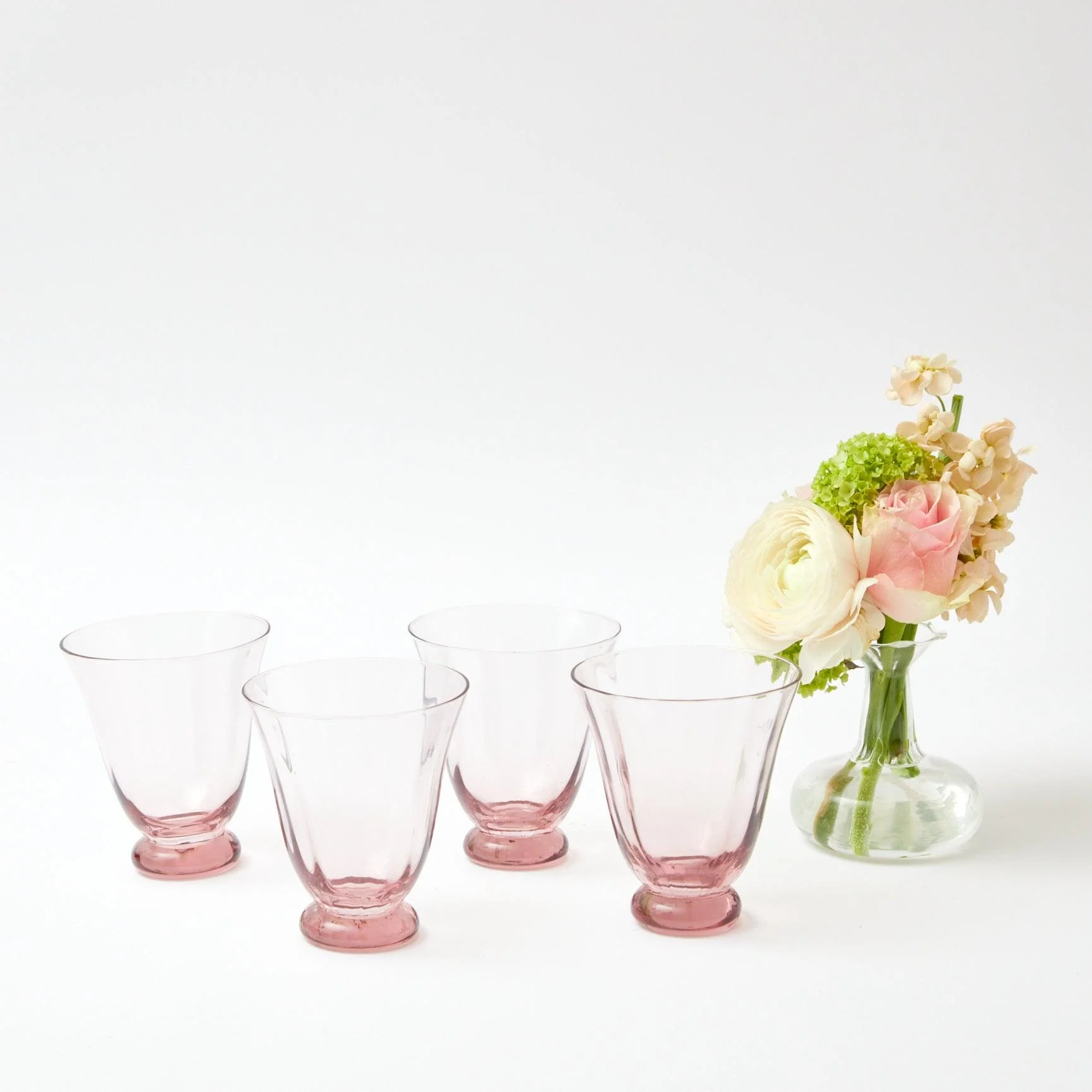 Pink Tulip Water Glasses (Set of 4) - Image 17