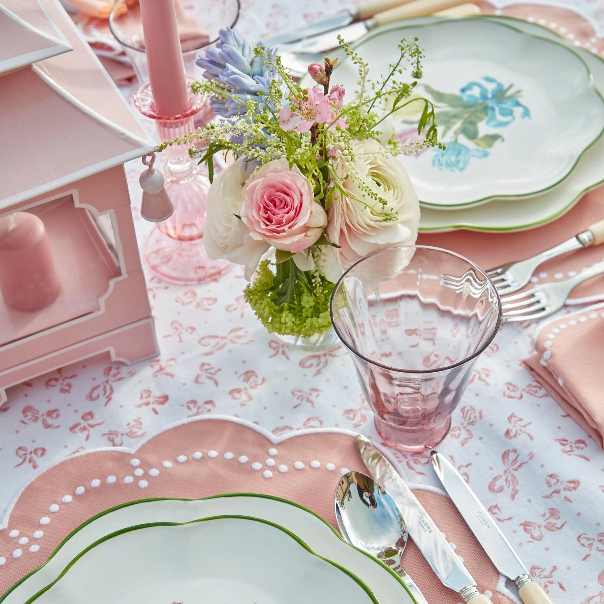 Pink Tulip Water Glasses (Set of 4) - Image 2