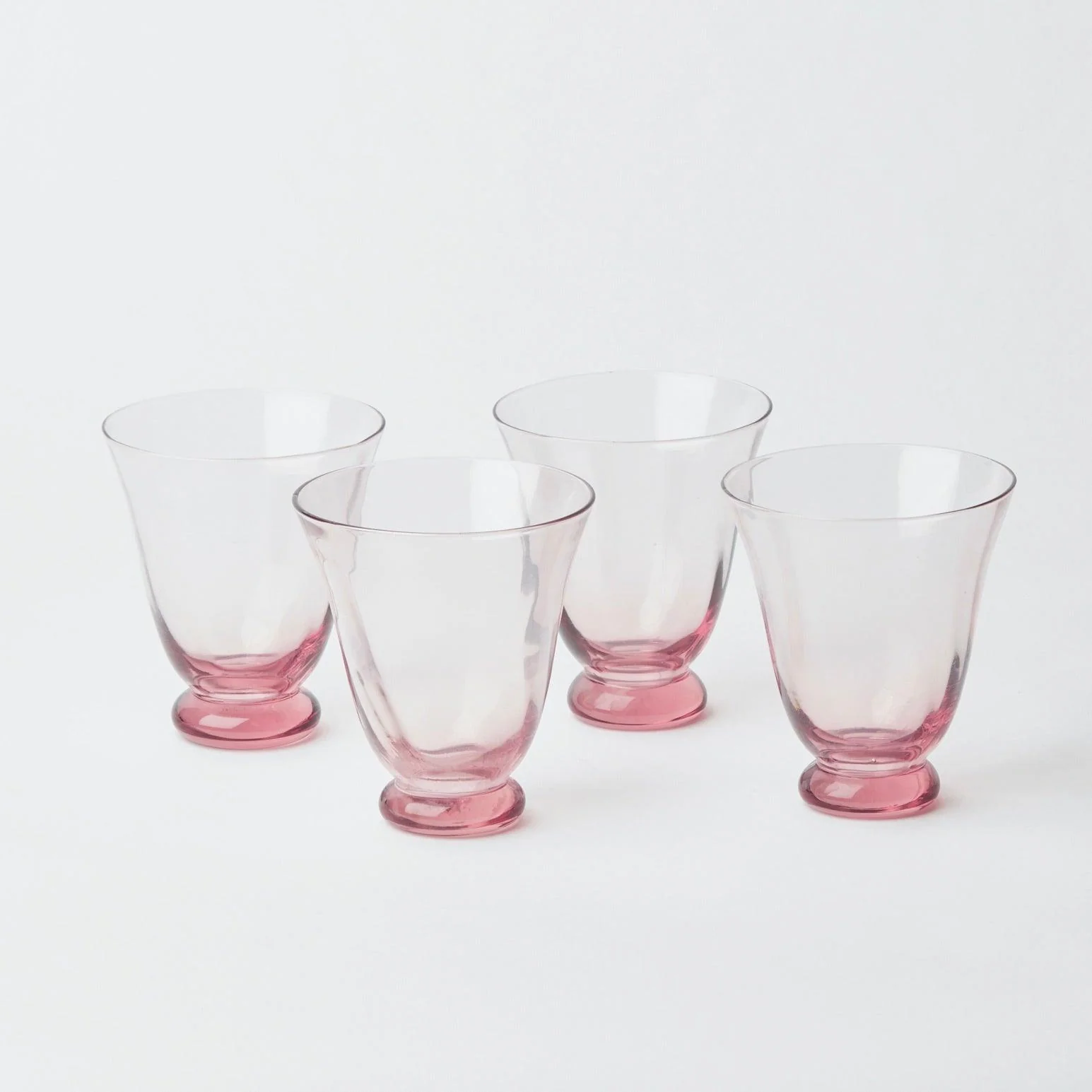Pink Tulip Water Glasses (Set of 4) - Image 5