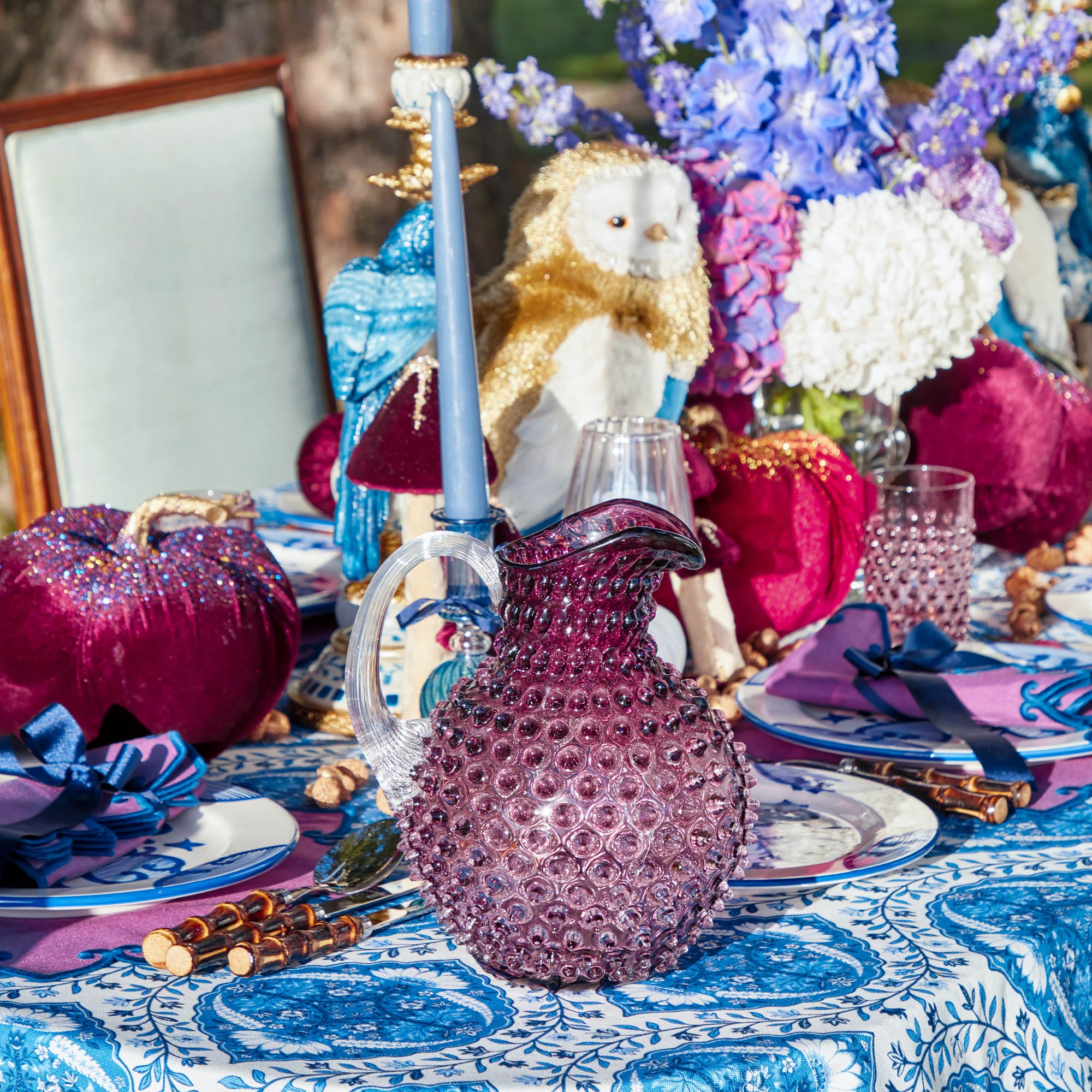 Purple Hobnail Glasses (Set of 6) - Image 18