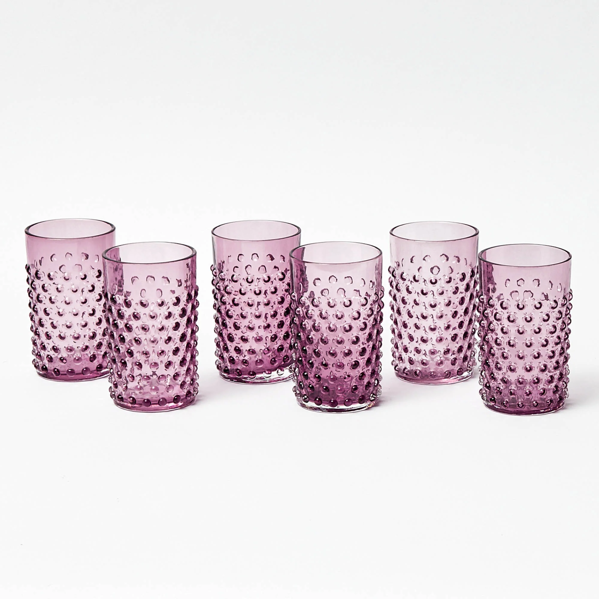 Purple Hobnail Glasses (Set of 6) - Image 19