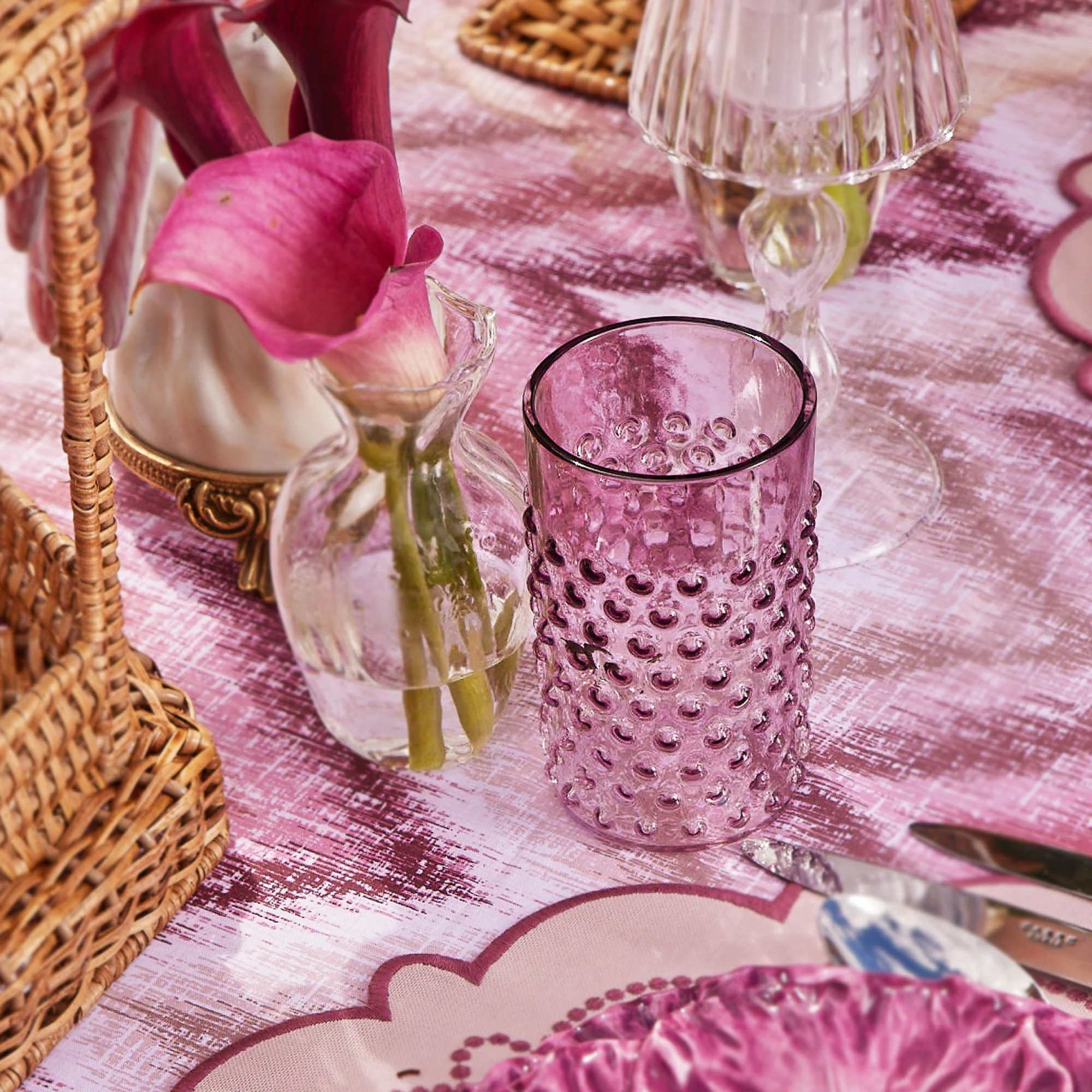 Purple Hobnail Glasses (Set of 6) - Image 25