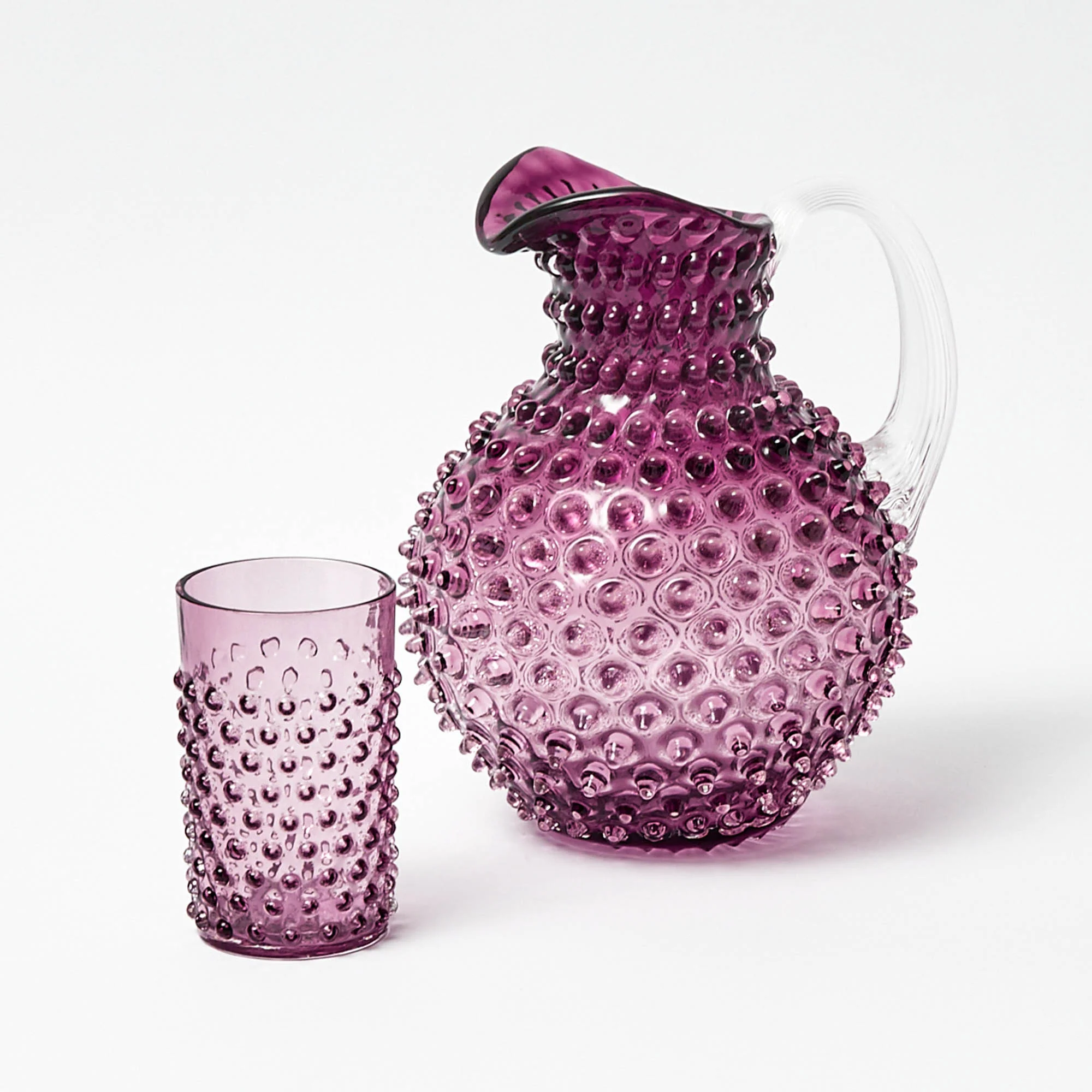 Purple Hobnail Jug - Image 5