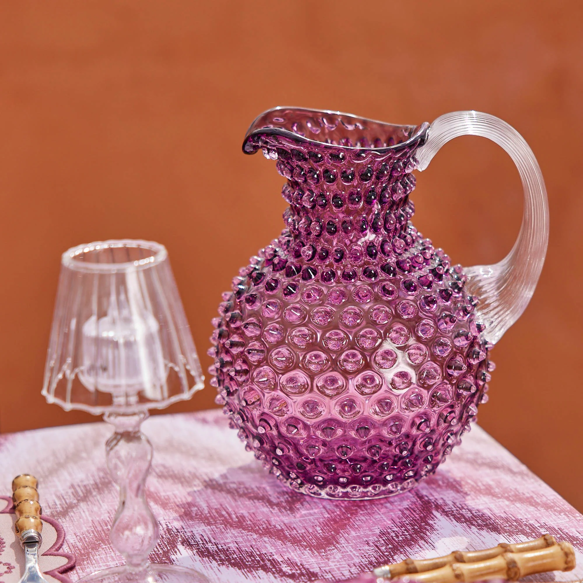 Purple Hobnail Jug - Image 7