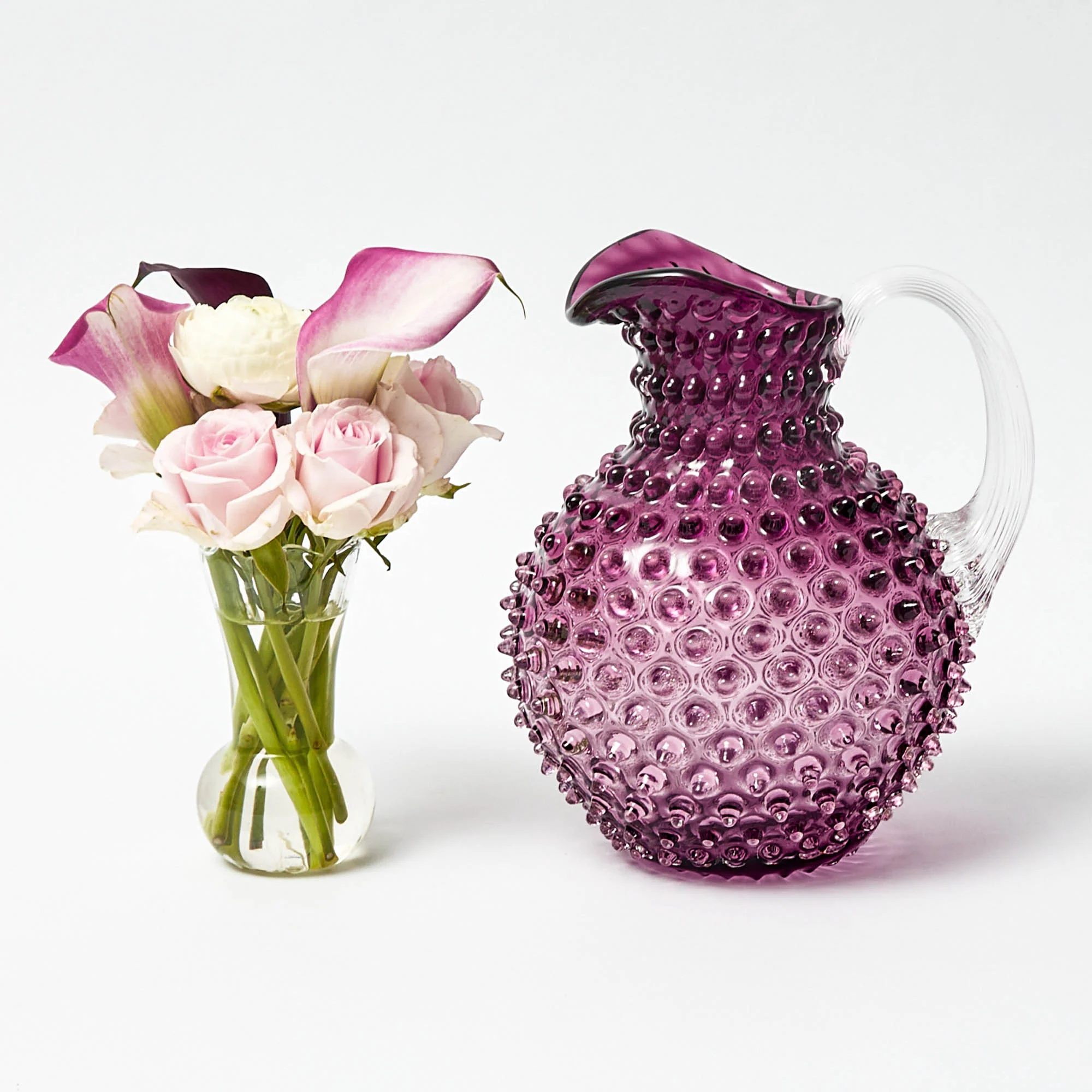 Purple Hobnail Jug - Image 9