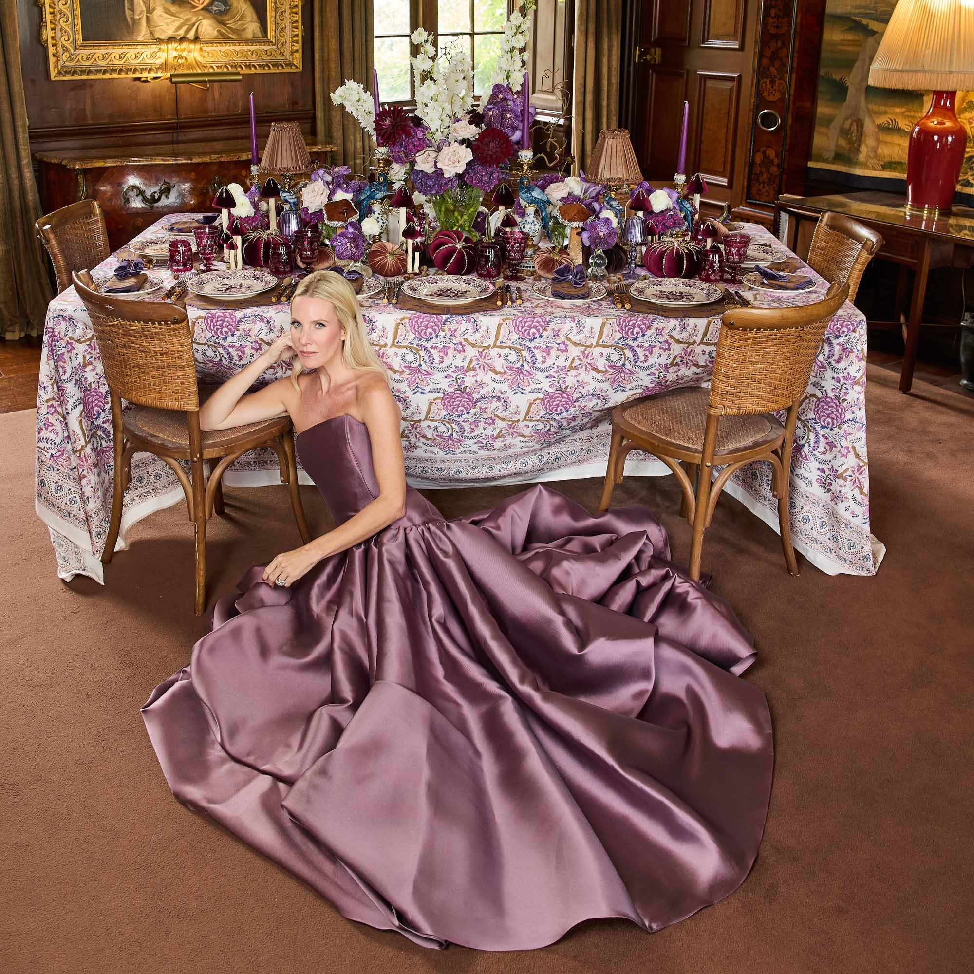 Purple Pandora Dinner & Starter Plates (Set of 8) - Image 12