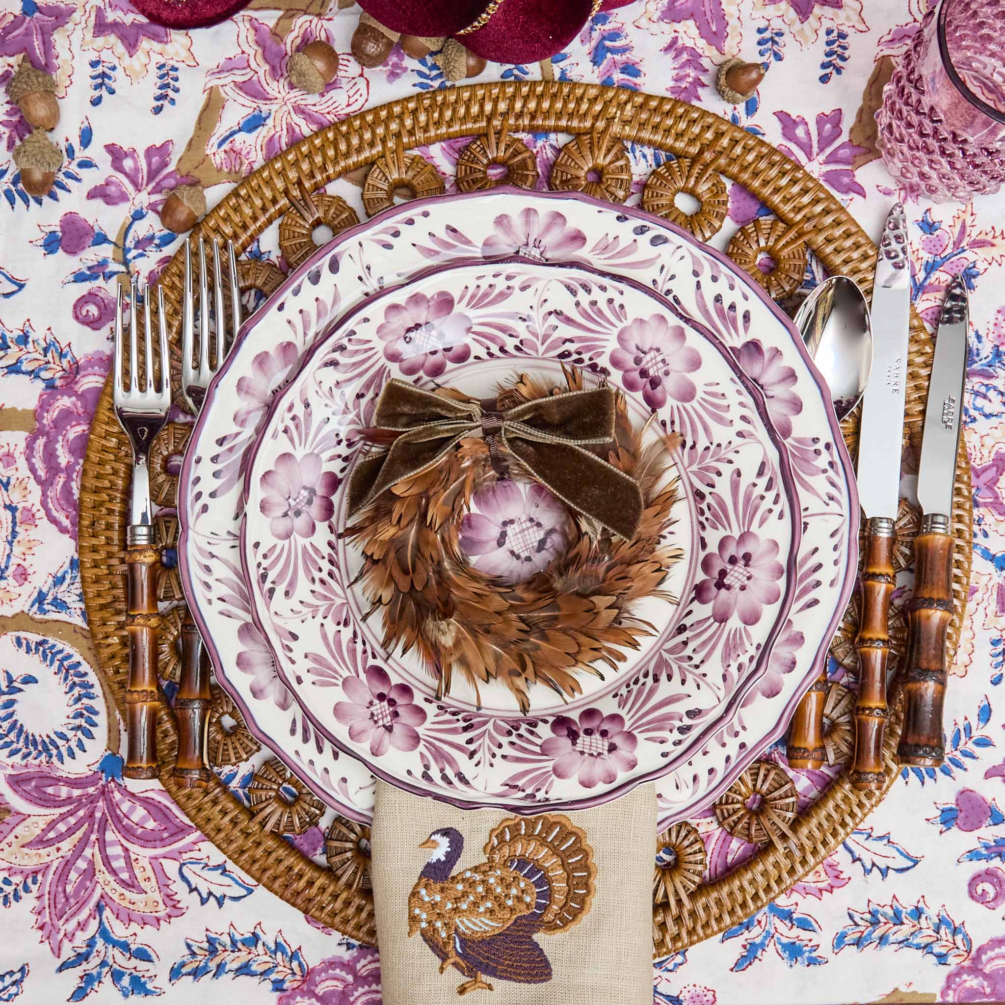 Purple Pandora Dinner & Starter Plates (Set of 8) - Image 14