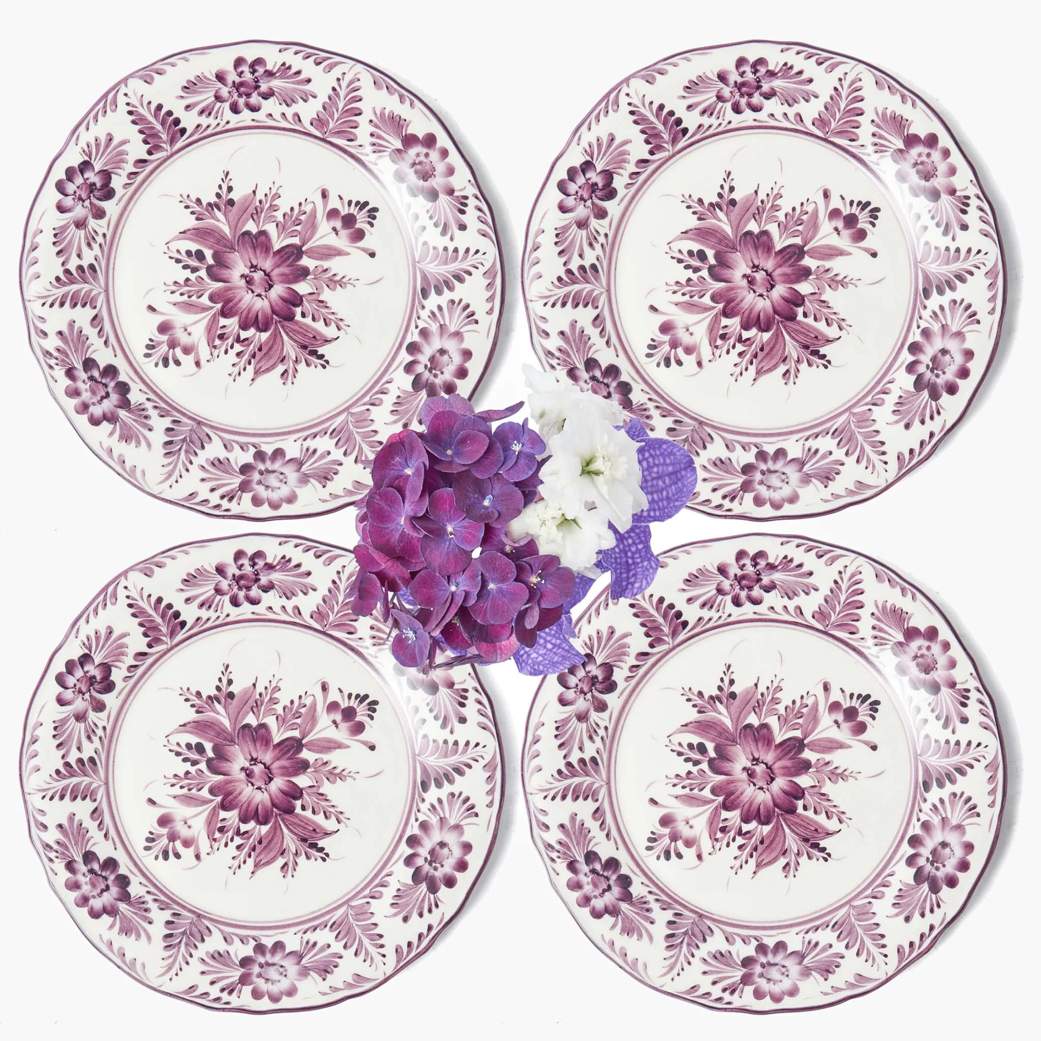 Purple Pandora Dinner & Starter Plates (Set of 8) - Image 17