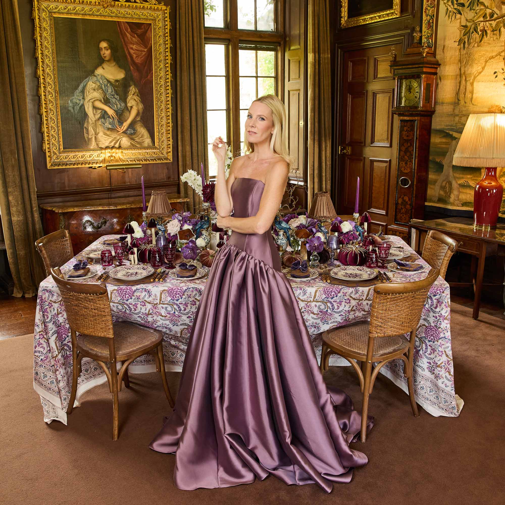 Purple Pandora Dinner Plate - Image 12